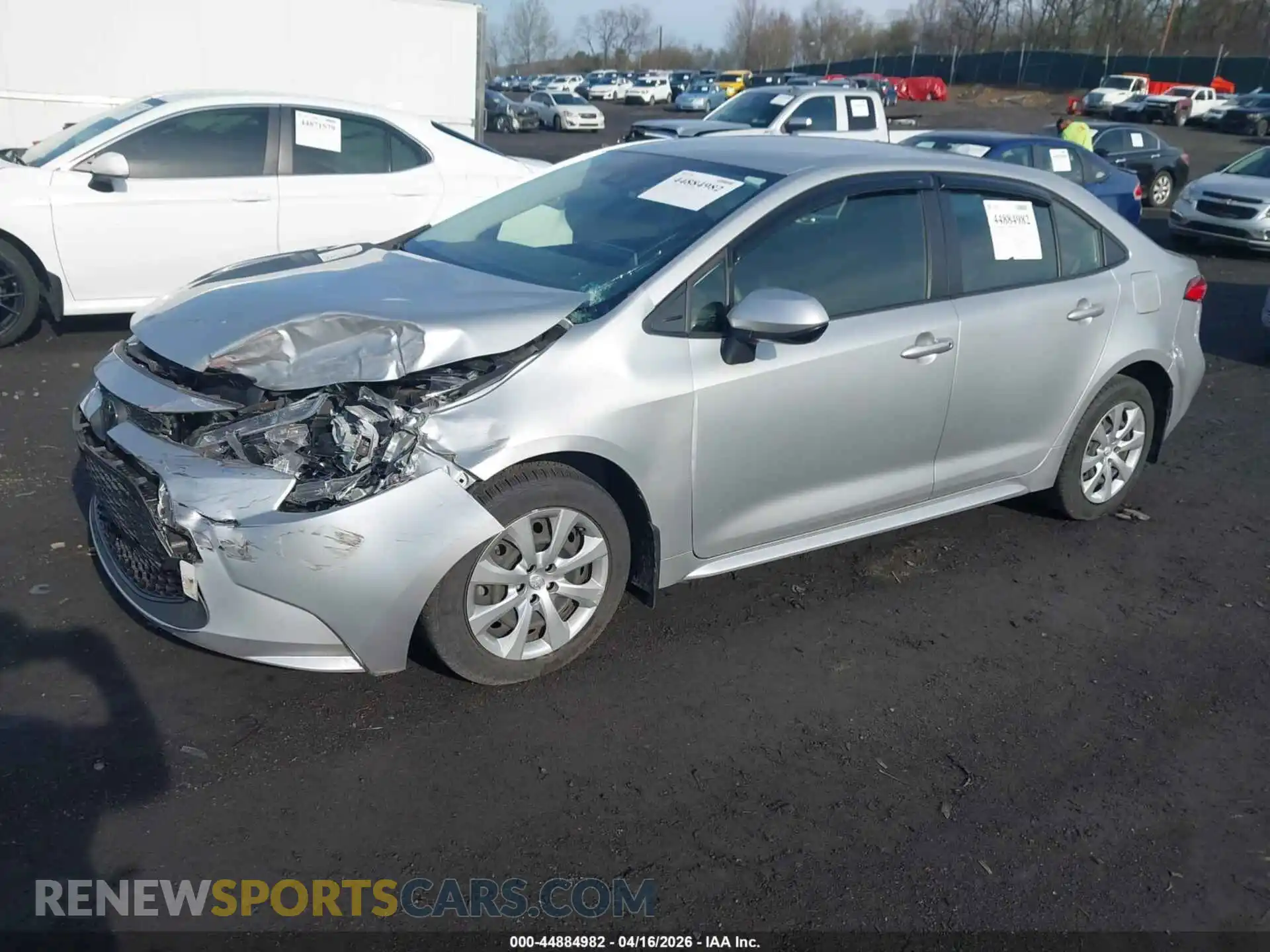 2 fotografías del automóvil dañado JTDEPMAE7MJ133924 TOYOTA COROLLA 2021