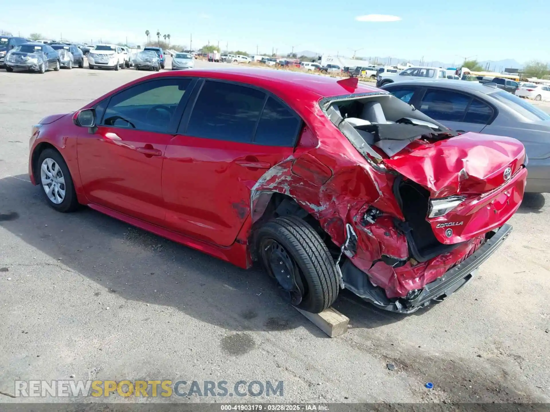 3 Photograph of a damaged car JTDEPMAE7MJ133972 TOYOTA COROLLA 2021