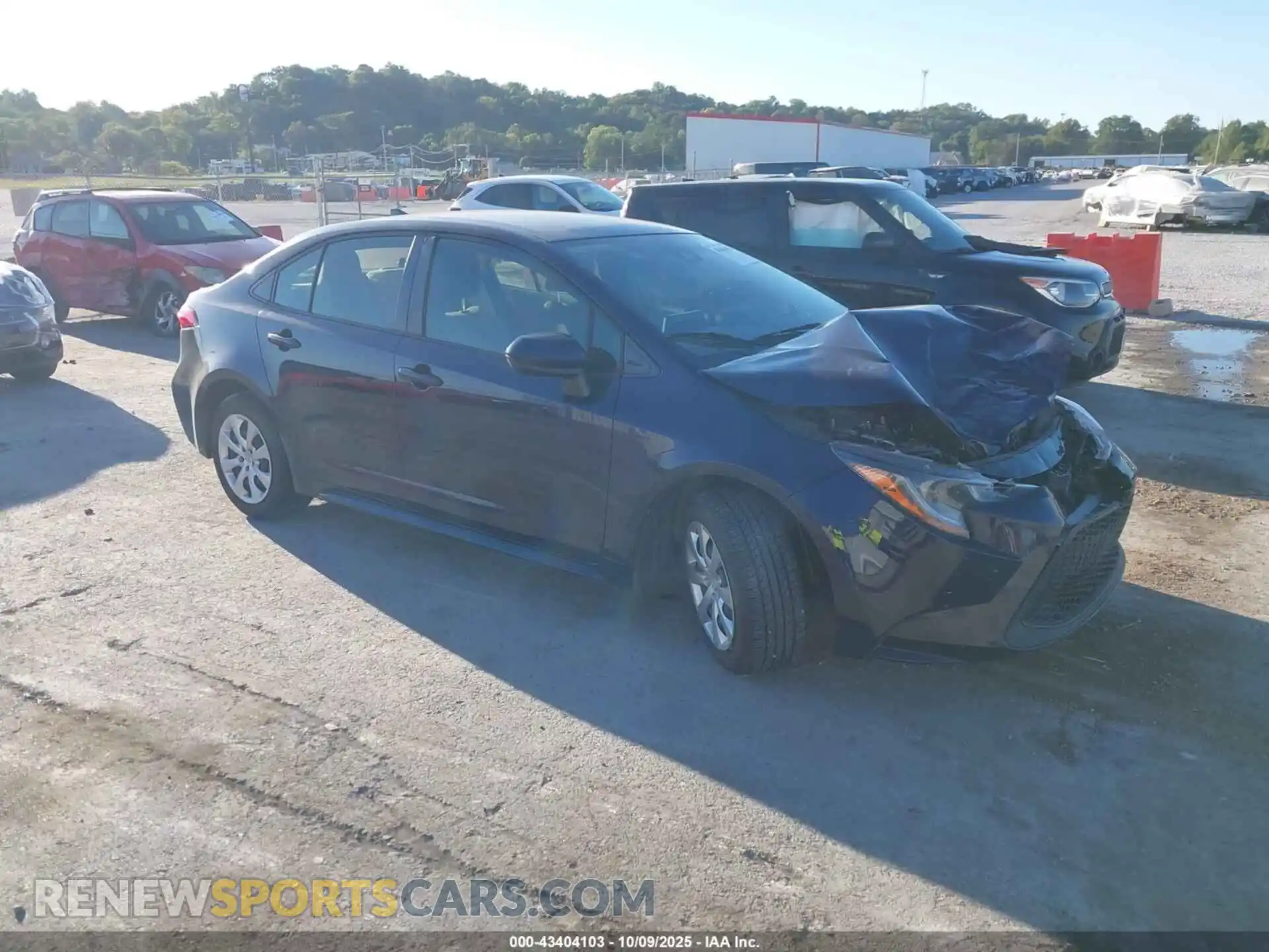 1 Photograph of a damaged car JTDEPMAE7MJ134362 TOYOTA COROLLA 2021