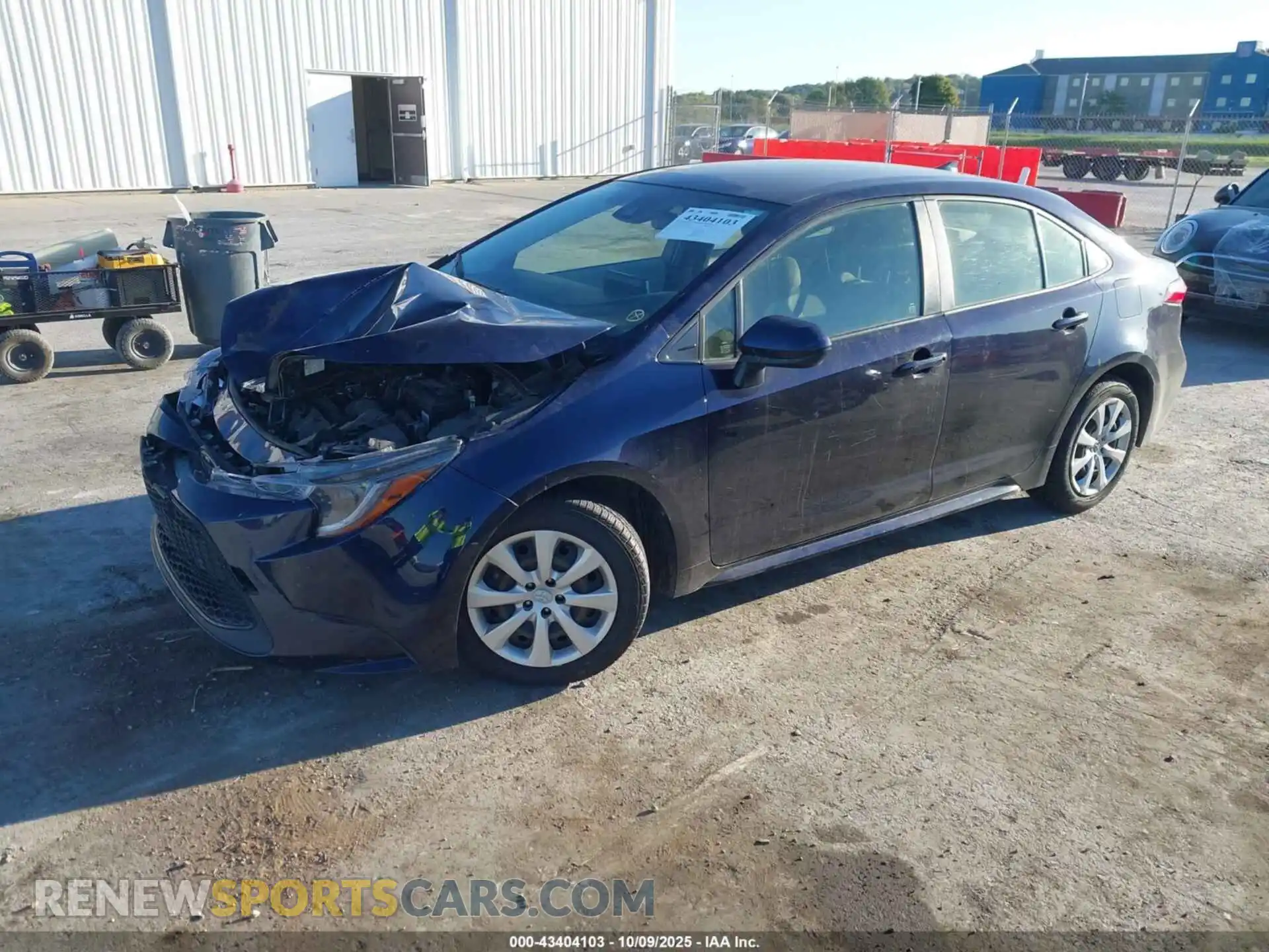 2 Photograph of a damaged car JTDEPMAE7MJ134362 TOYOTA COROLLA 2021