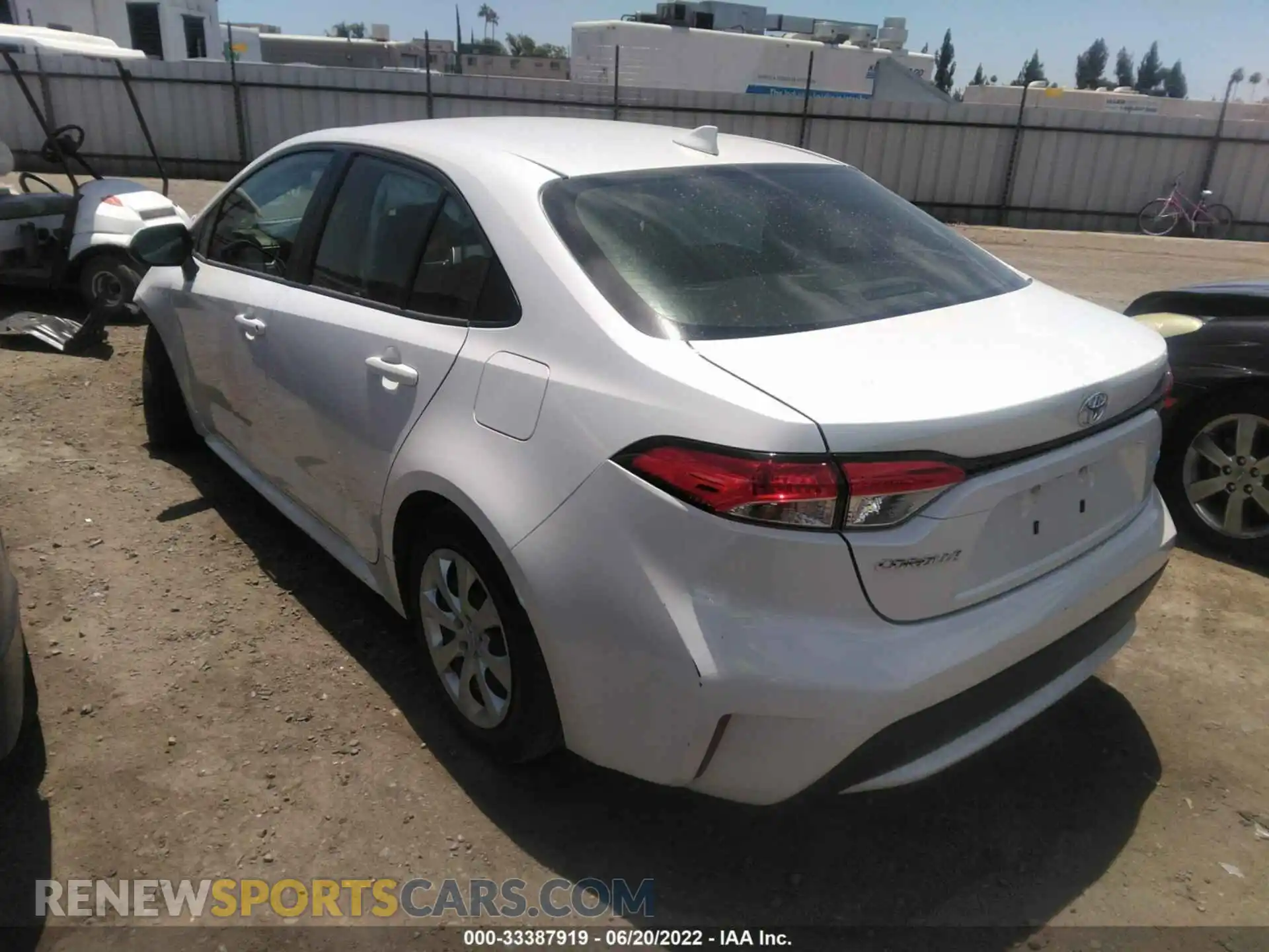 3 Photograph of a damaged car JTDEPMAE7MJ134569 TOYOTA COROLLA 2021