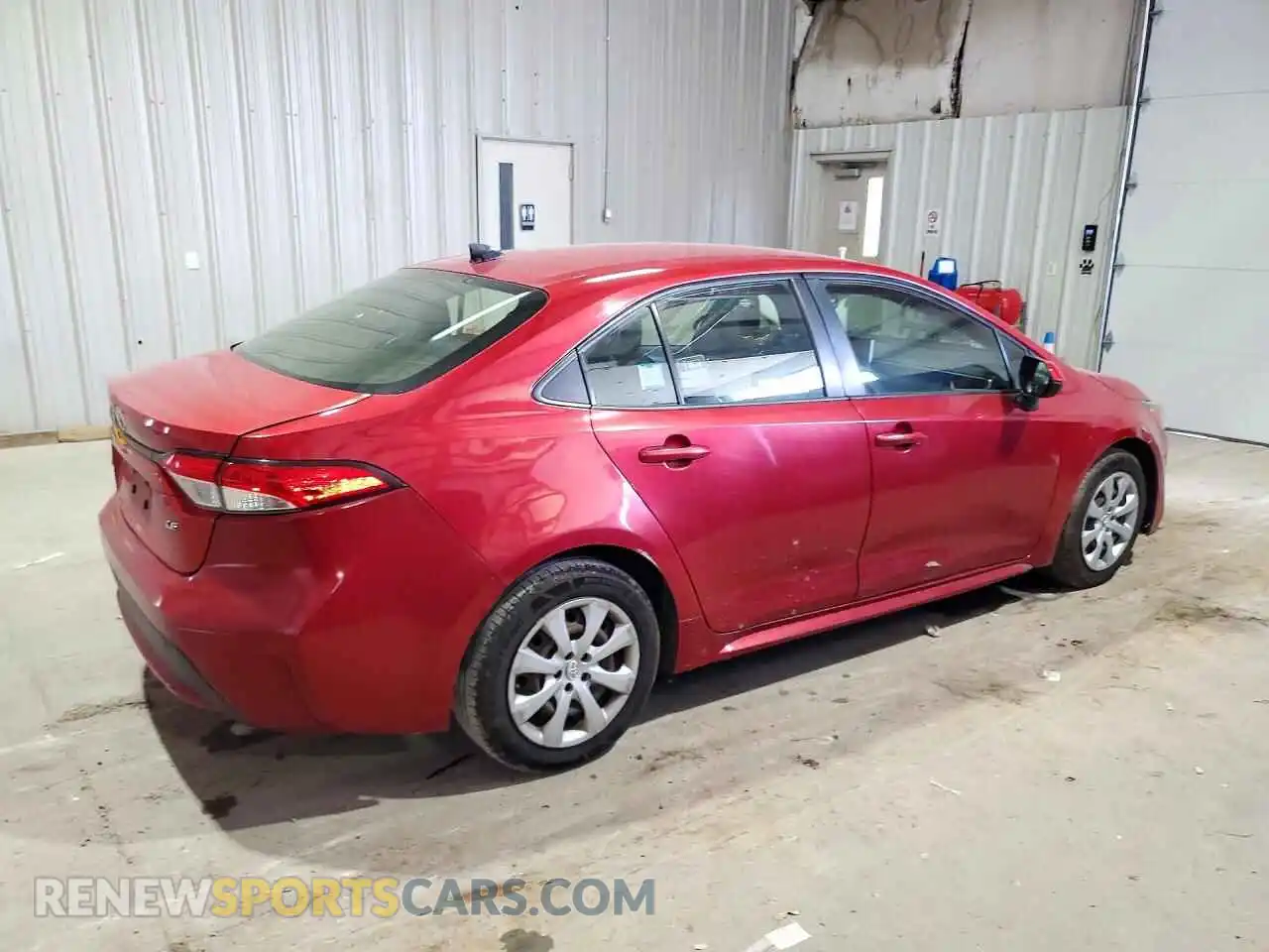 3 Photograph of a damaged car JTDEPMAE7MJ136340 TOYOTA COROLLA 2021