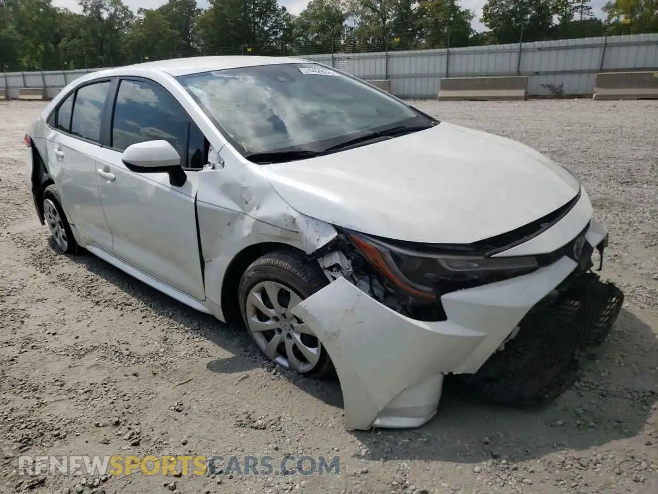 1 Photograph of a damaged car JTDEPMAE7MJ137925 TOYOTA COROLLA 2021