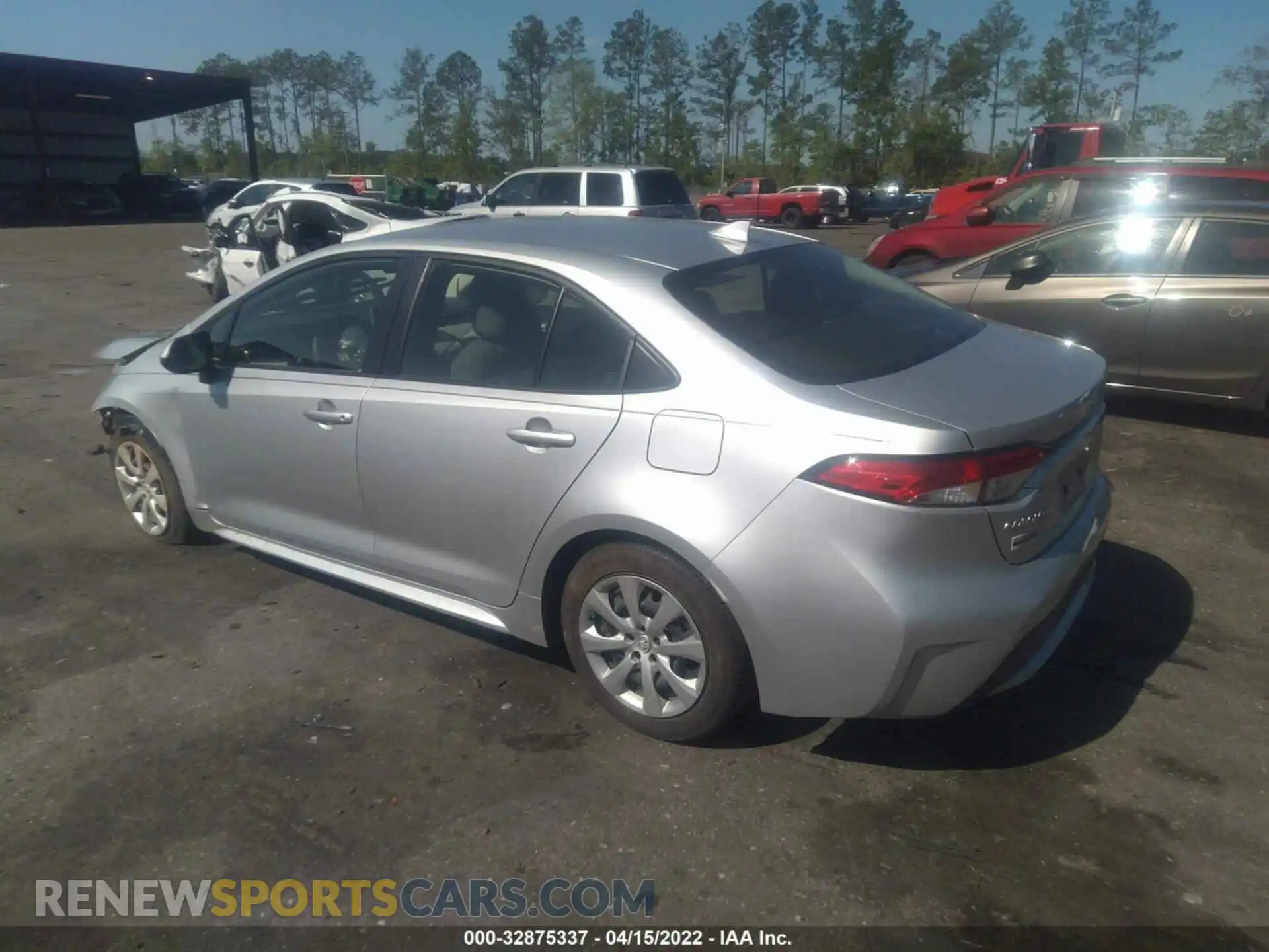 3 Photograph of a damaged car JTDEPMAE7MJ138122 TOYOTA COROLLA 2021