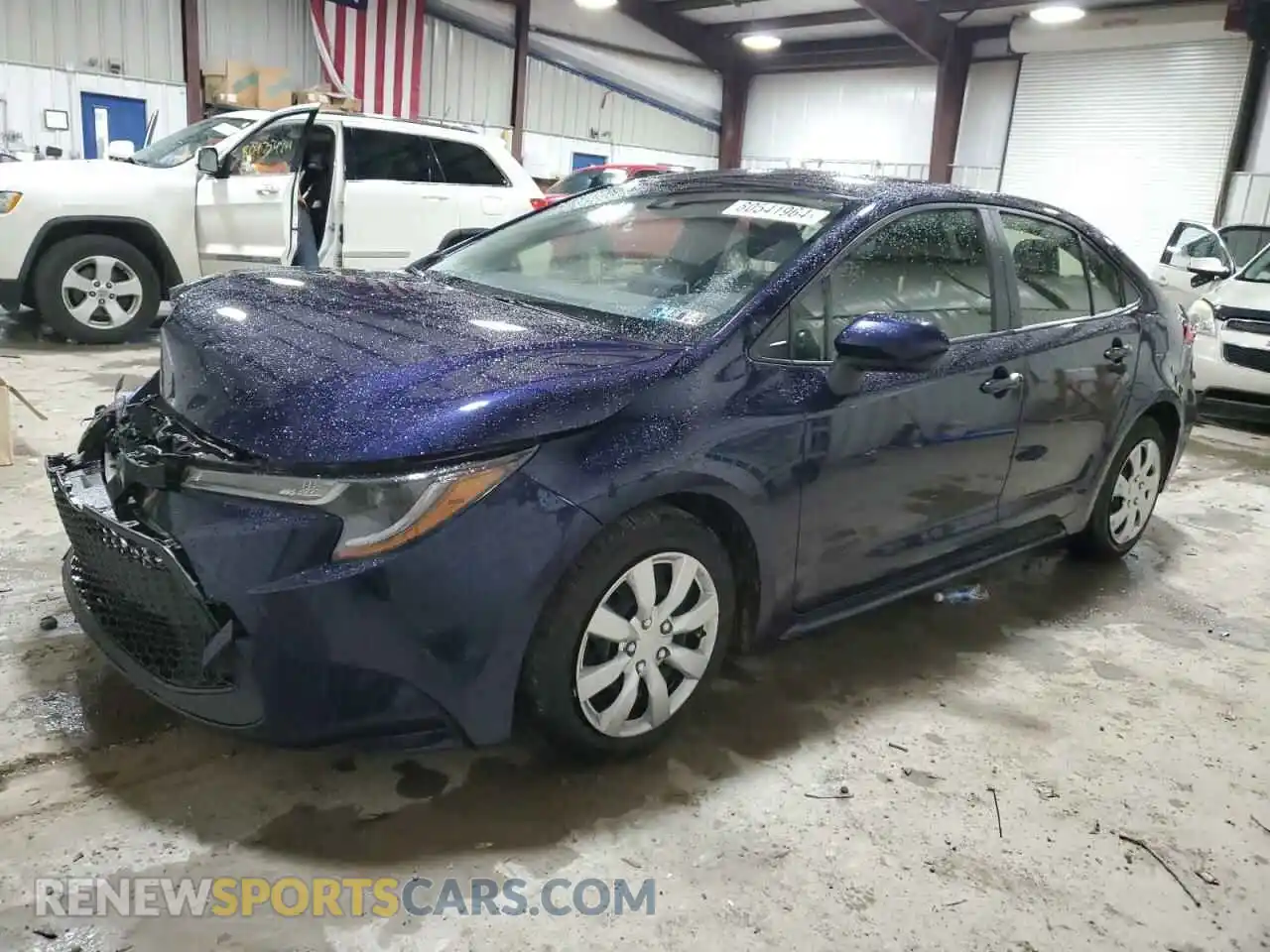 1 Photograph of a damaged car JTDEPMAE7MJ139660 TOYOTA COROLLA 2021