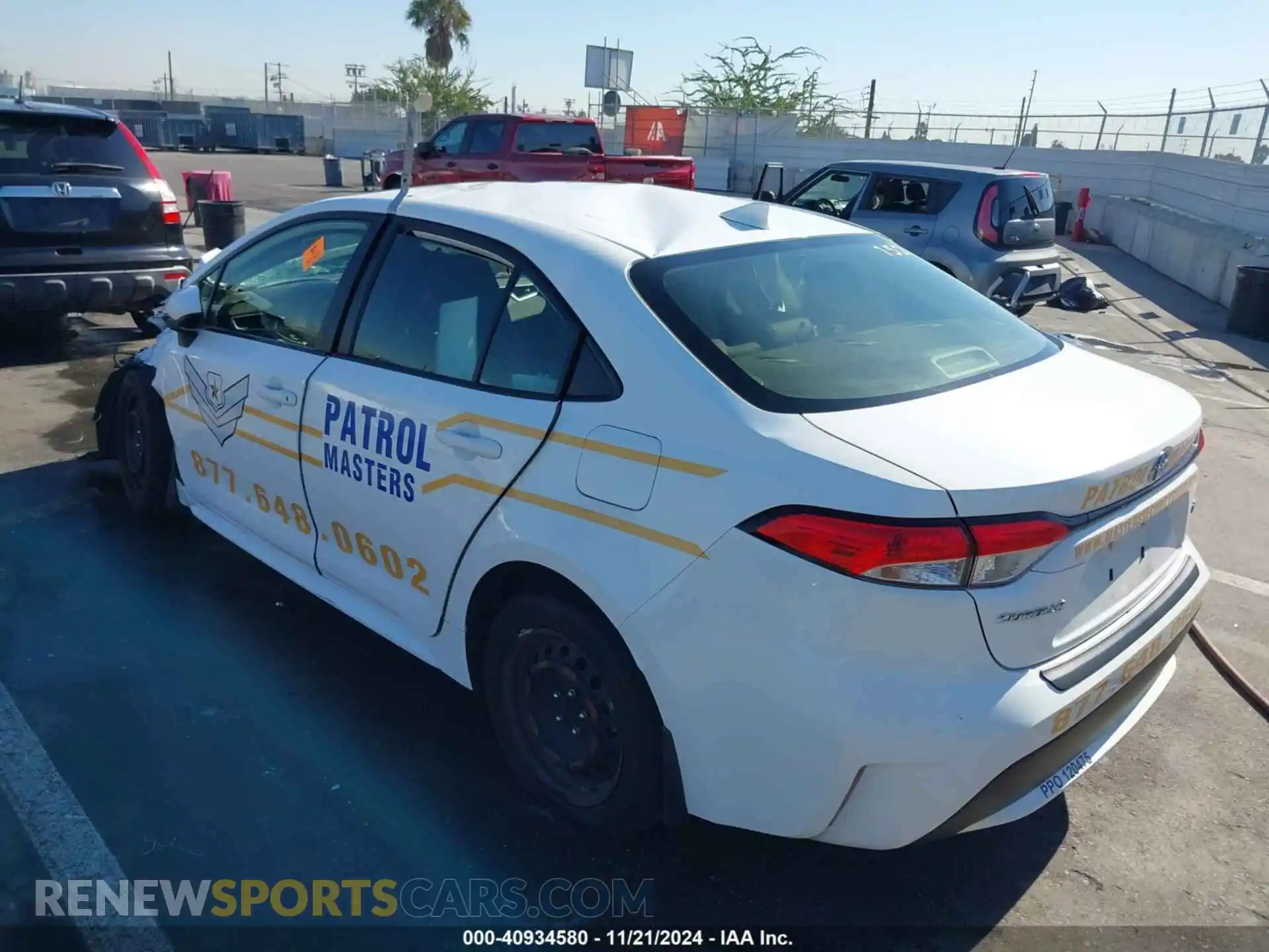 3 Photograph of a damaged car JTDEPMAE7MJ139769 TOYOTA COROLLA 2021
