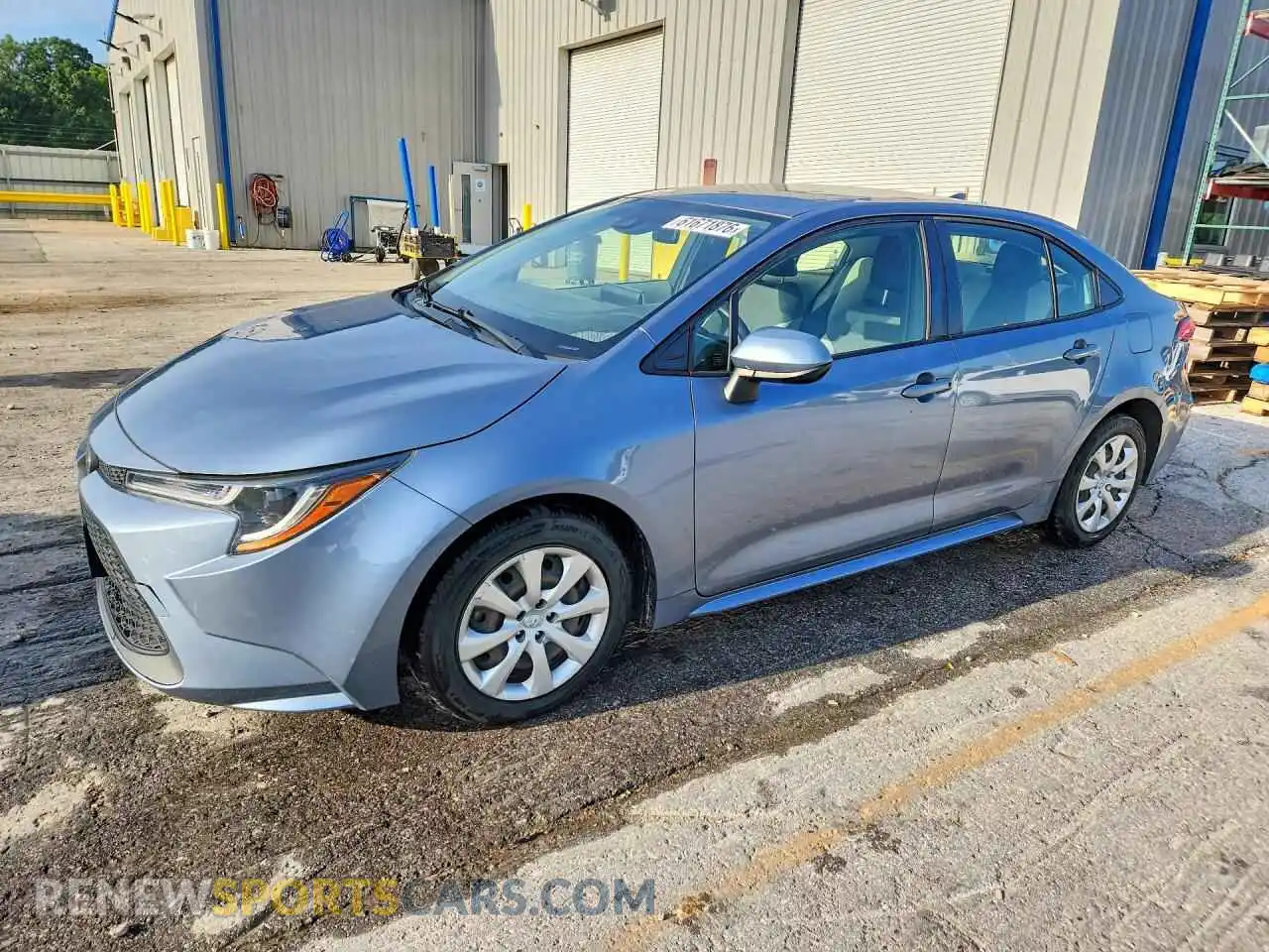 1 Photograph of a damaged car JTDEPMAE7MJ143109 TOYOTA COROLLA 2021