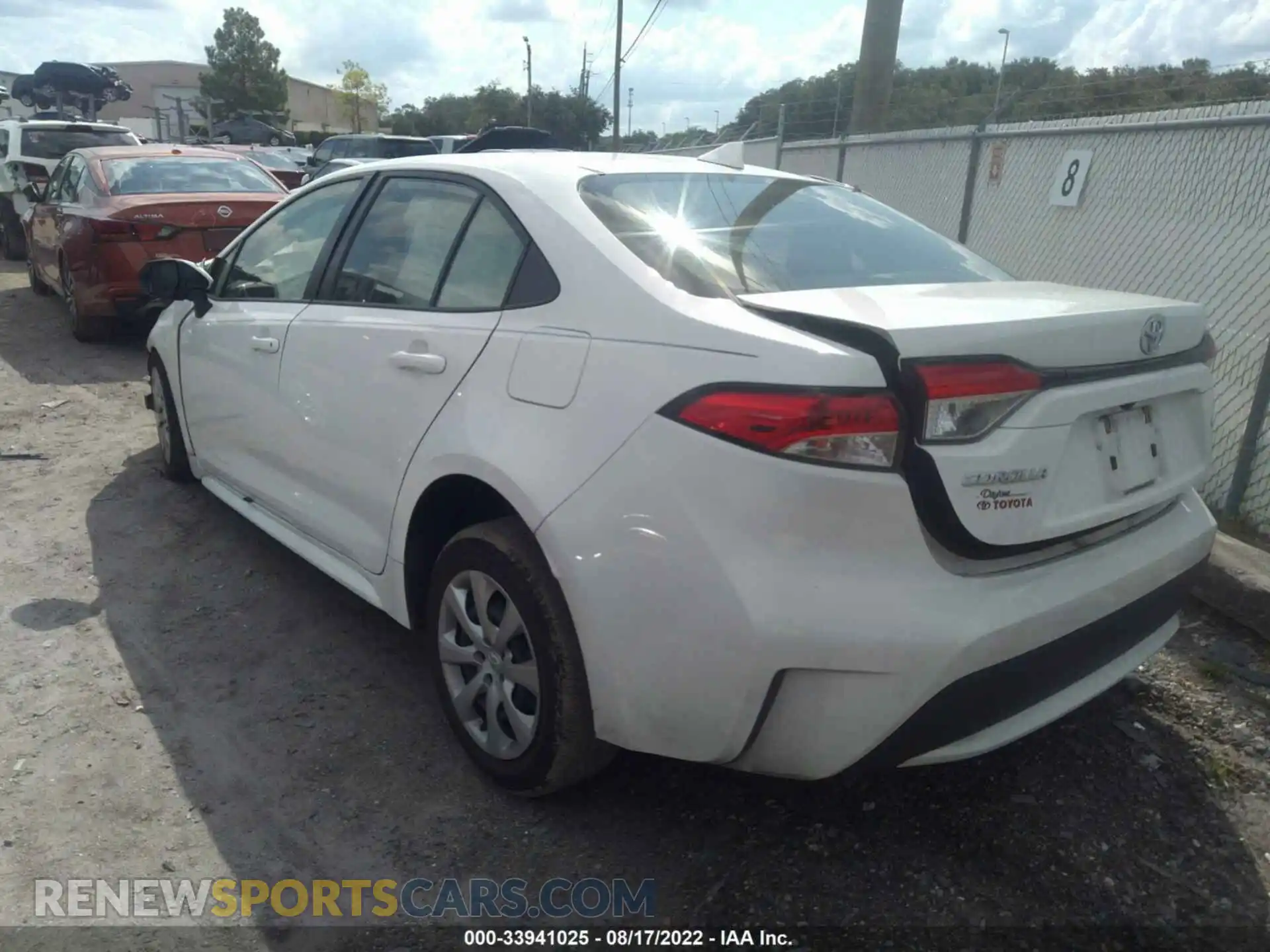 3 Photograph of a damaged car JTDEPMAE7MJ143448 TOYOTA COROLLA 2021