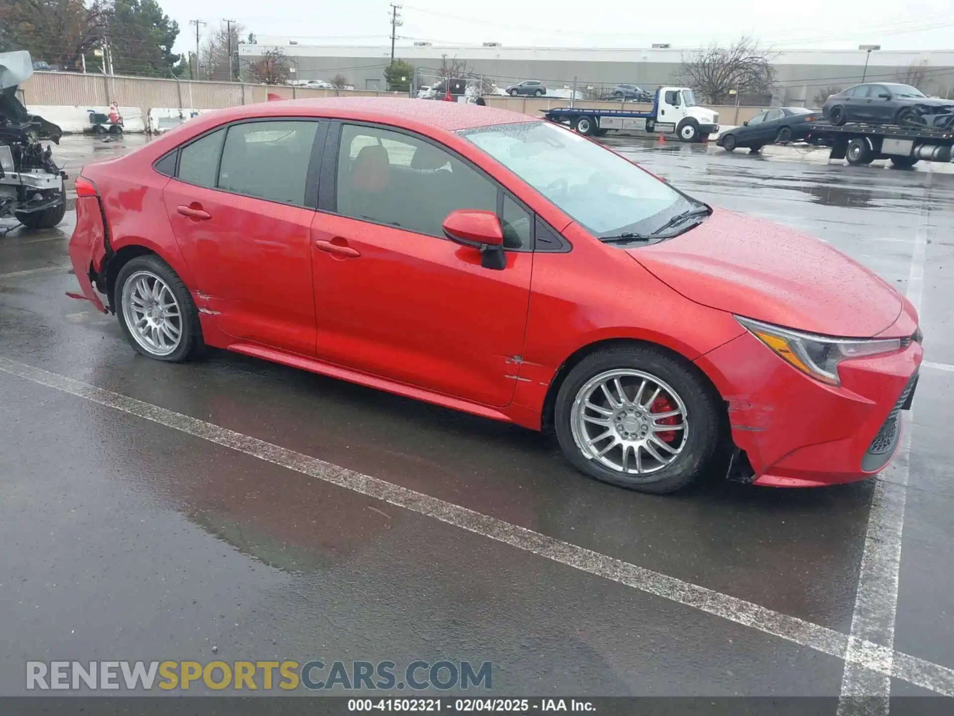 1 Photograph of a damaged car JTDEPMAE7MJ143515 TOYOTA COROLLA 2021