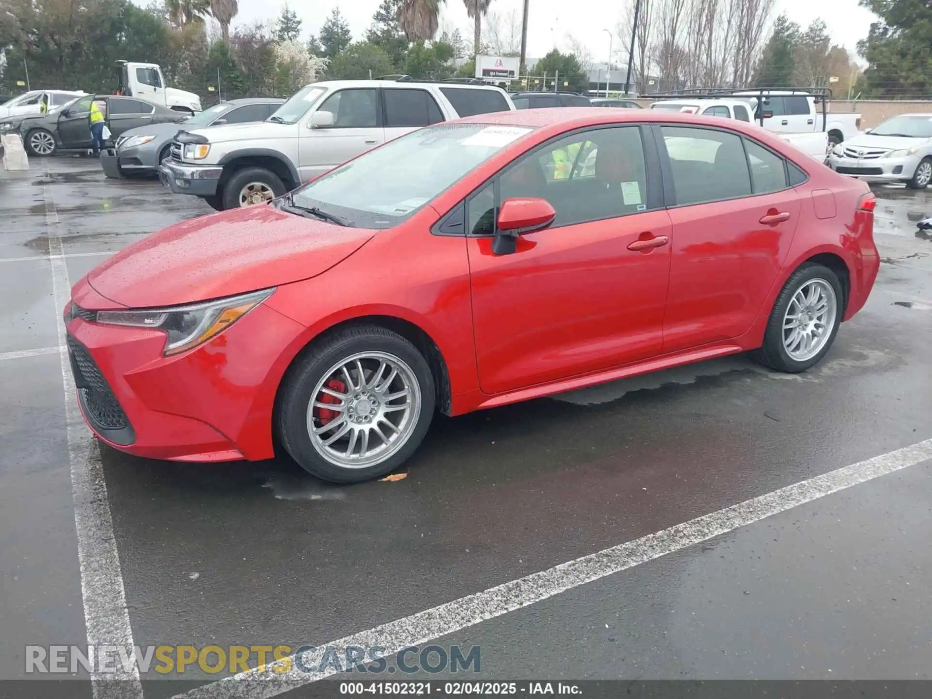 2 Photograph of a damaged car JTDEPMAE7MJ143515 TOYOTA COROLLA 2021