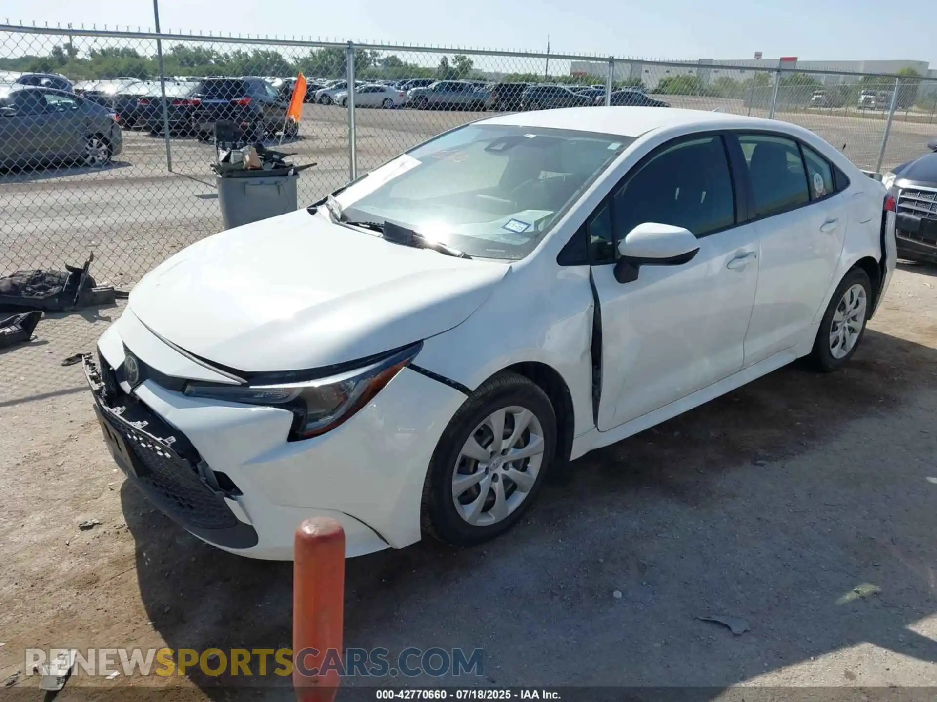 2 Photograph of a damaged car JTDEPMAE7MJ143630 TOYOTA COROLLA 2021