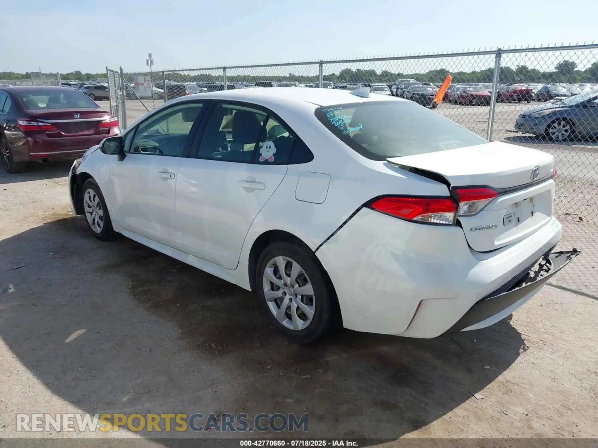 3 Photograph of a damaged car JTDEPMAE7MJ143630 TOYOTA COROLLA 2021
