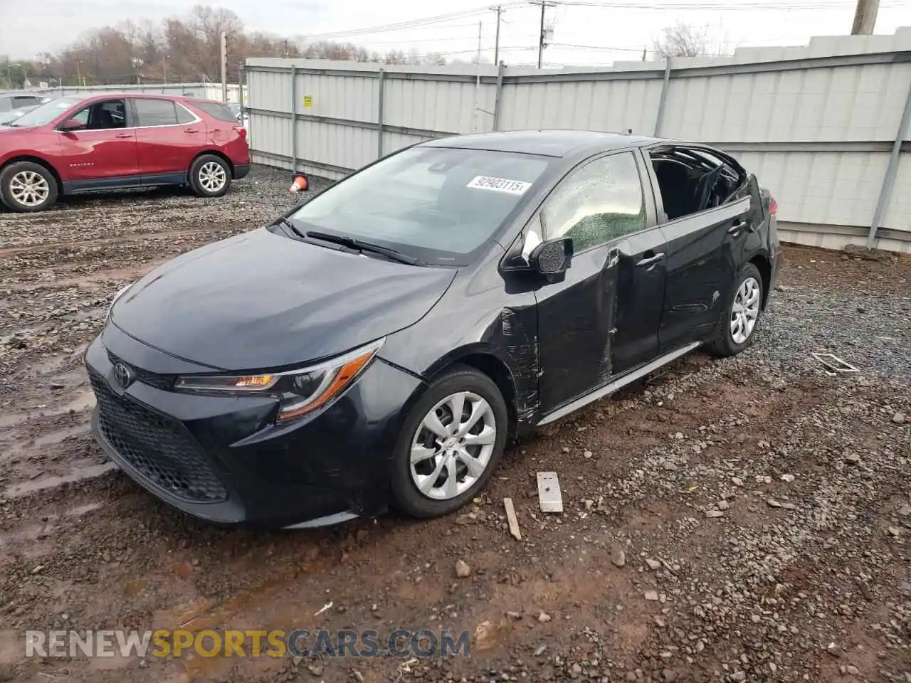 1 Photograph of a damaged car JTDEPMAE7MJ144762 TOYOTA COROLLA 2021