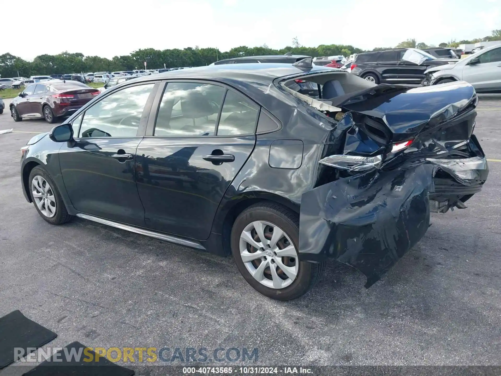 3 Photograph of a damaged car JTDEPMAE7MJ145426 TOYOTA COROLLA 2021