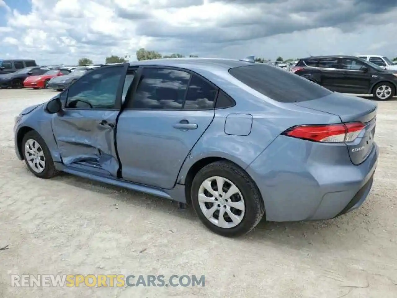 2 Photograph of a damaged car JTDEPMAE7MJ145751 TOYOTA COROLLA 2021