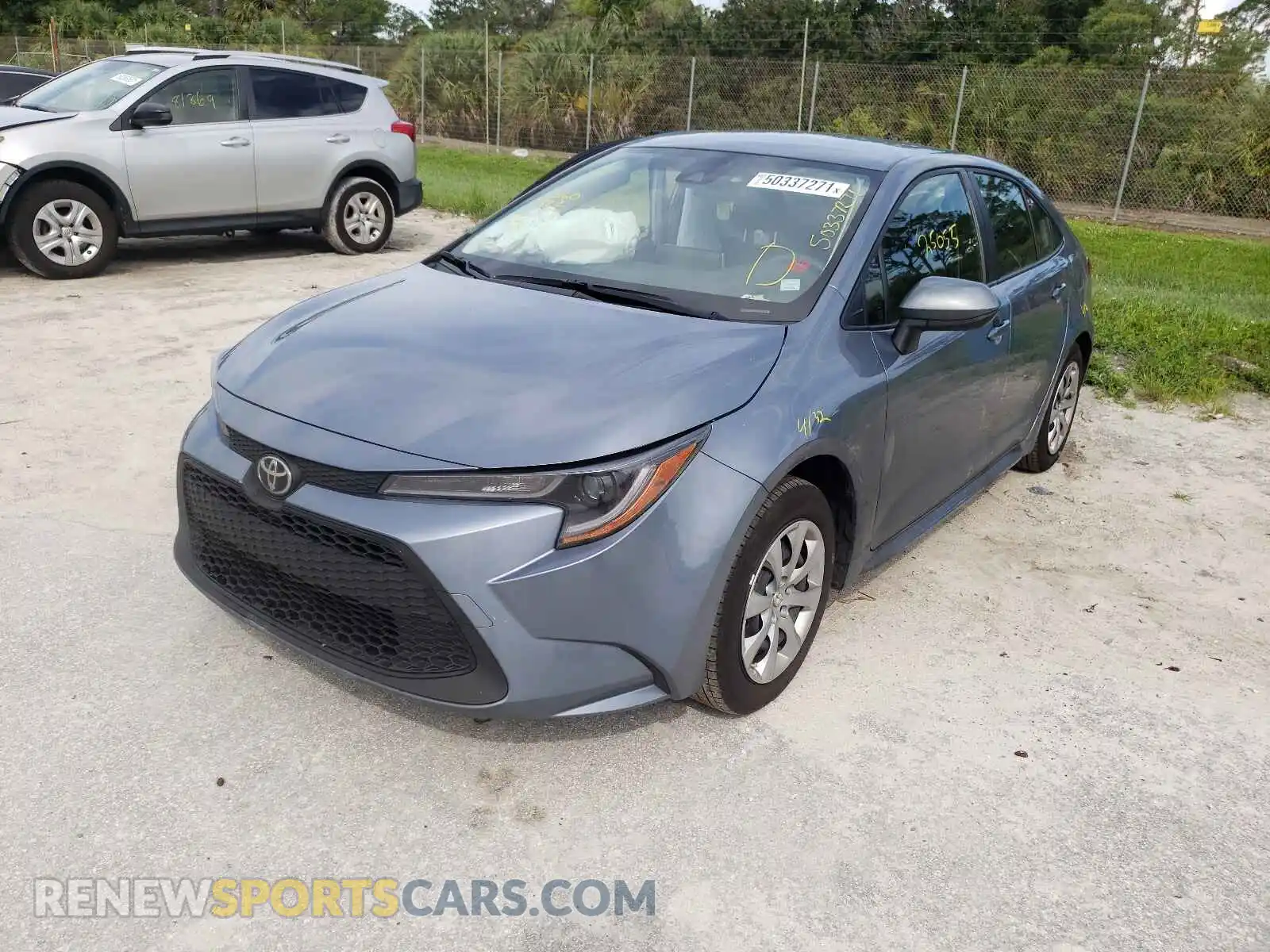2 Photograph of a damaged car JTDEPMAE7MJ147127 TOYOTA COROLLA 2021