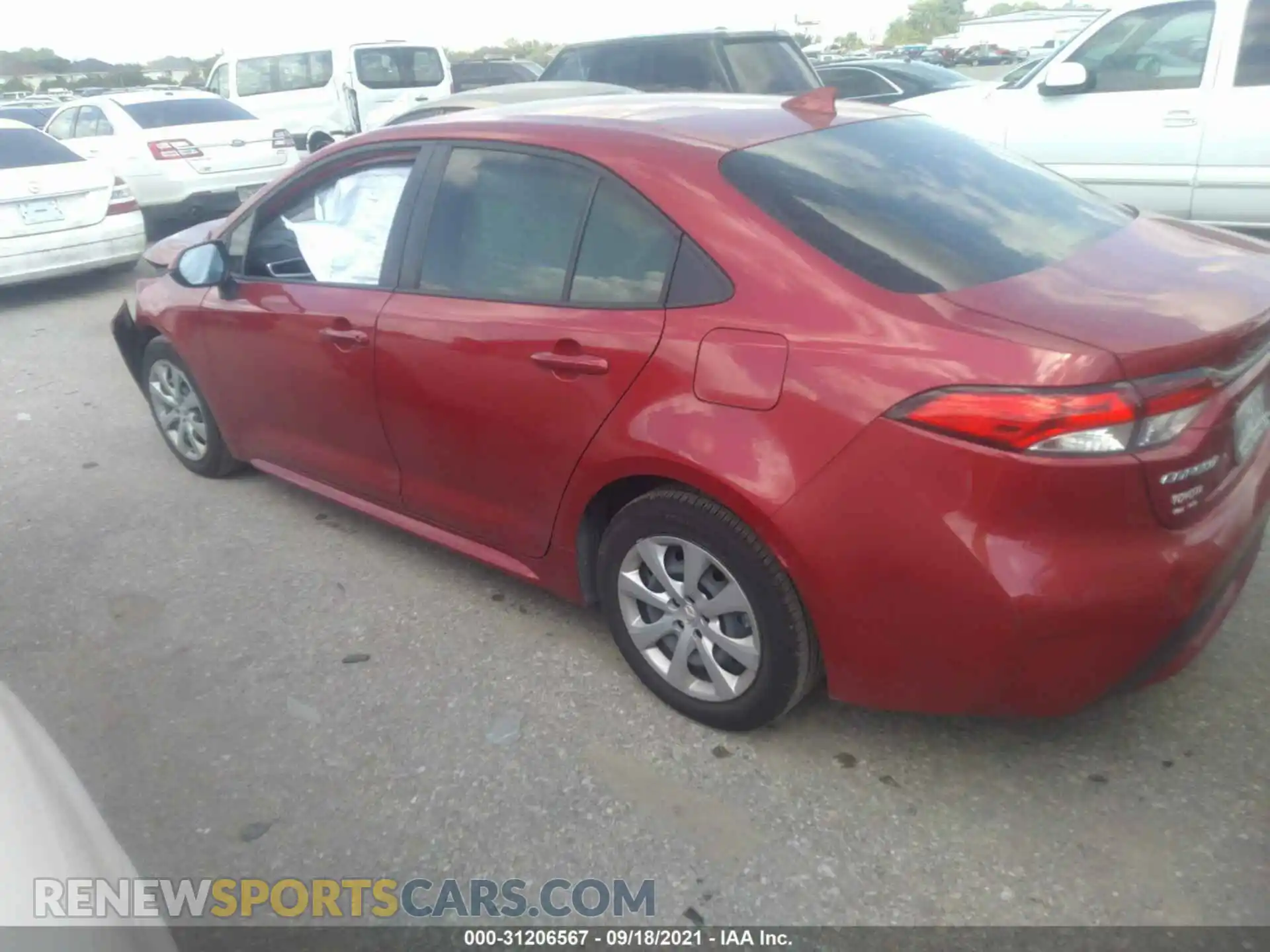 3 Photograph of a damaged car JTDEPMAE7MJ153509 TOYOTA COROLLA 2021