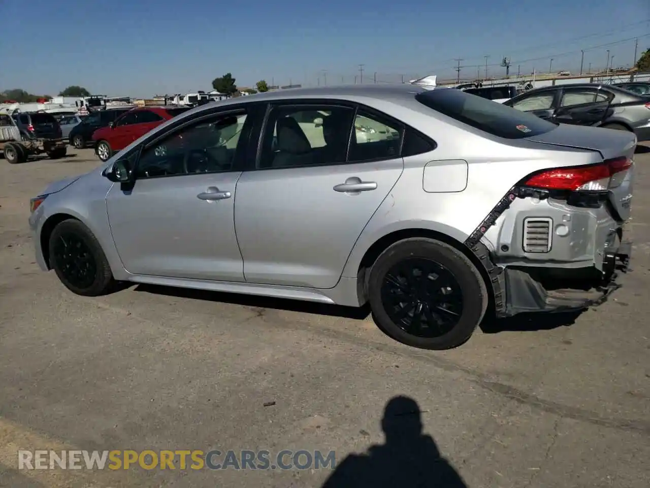 2 Photograph of a damaged car JTDEPMAE7MJ155339 TOYOTA COROLLA 2021