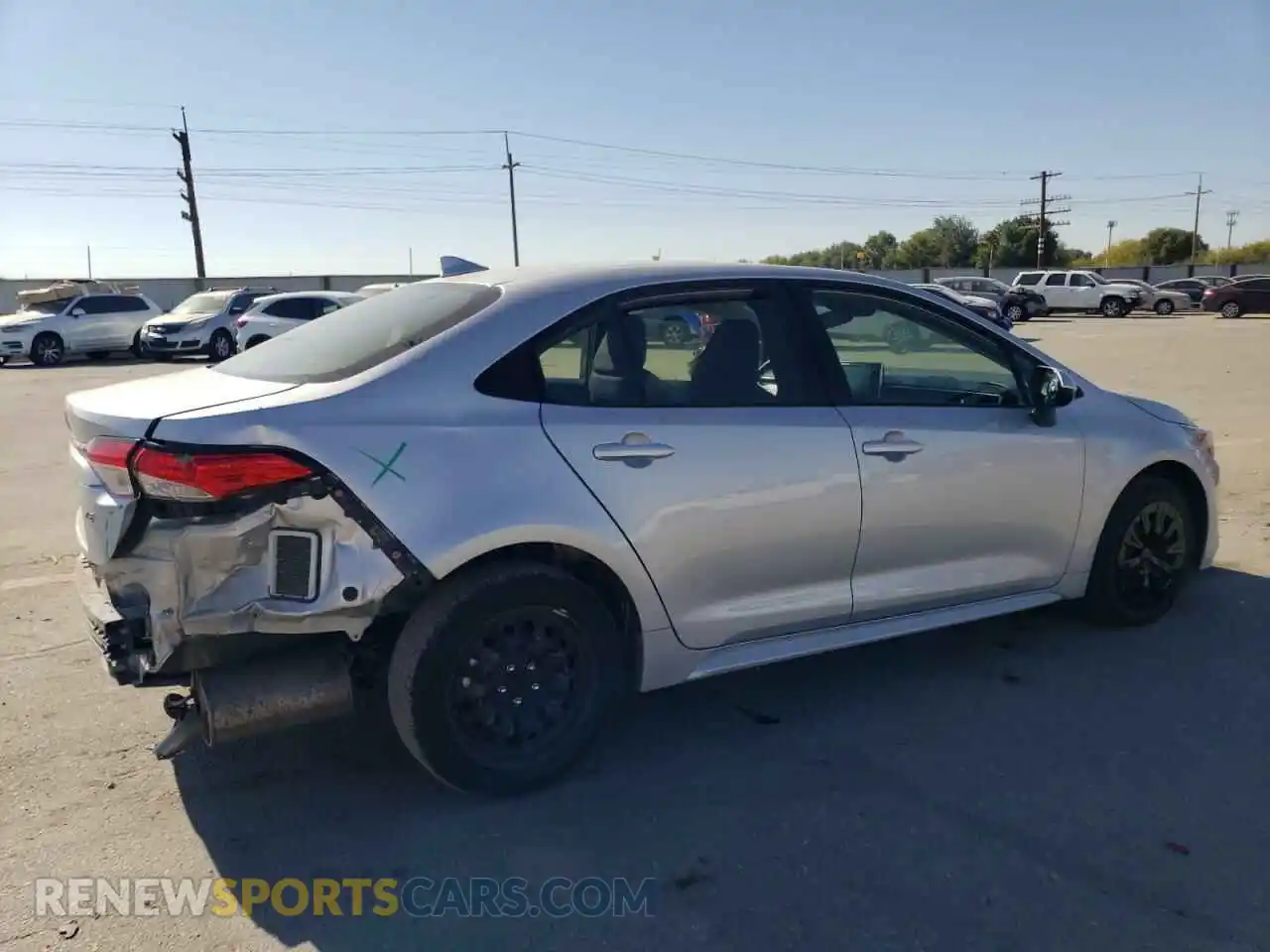 3 Photograph of a damaged car JTDEPMAE7MJ155339 TOYOTA COROLLA 2021