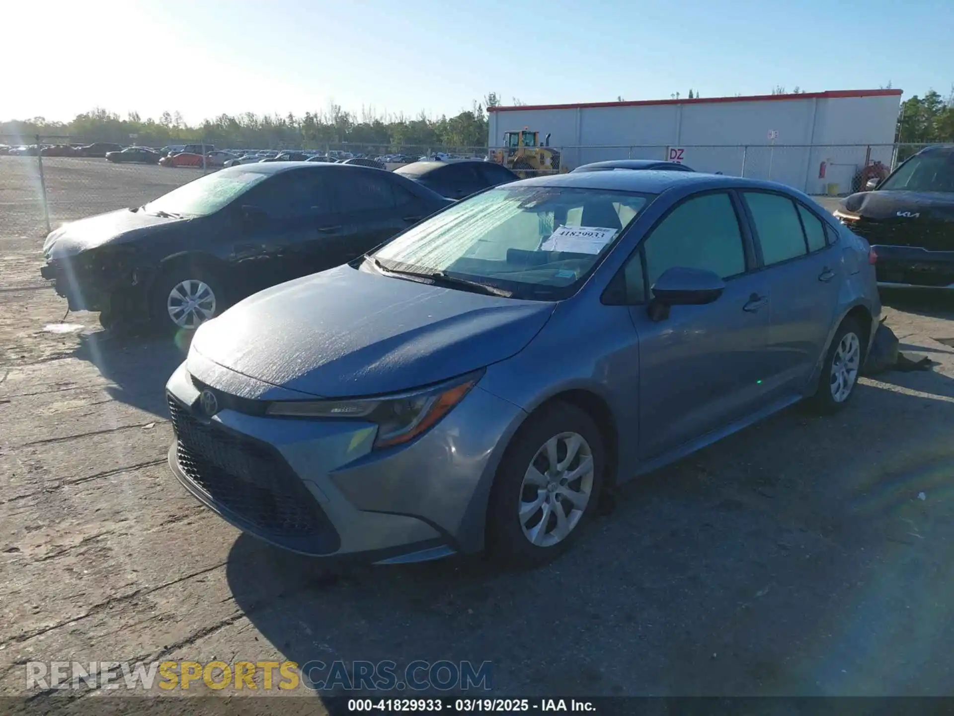 2 Фотография поврежденного автомобиля JTDEPMAE7MJ156524 TOYOTA COROLLA 2021