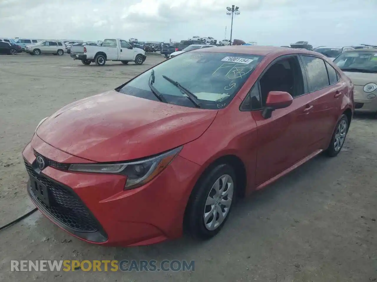 1 Photograph of a damaged car JTDEPMAE7MJ157480 TOYOTA COROLLA 2021