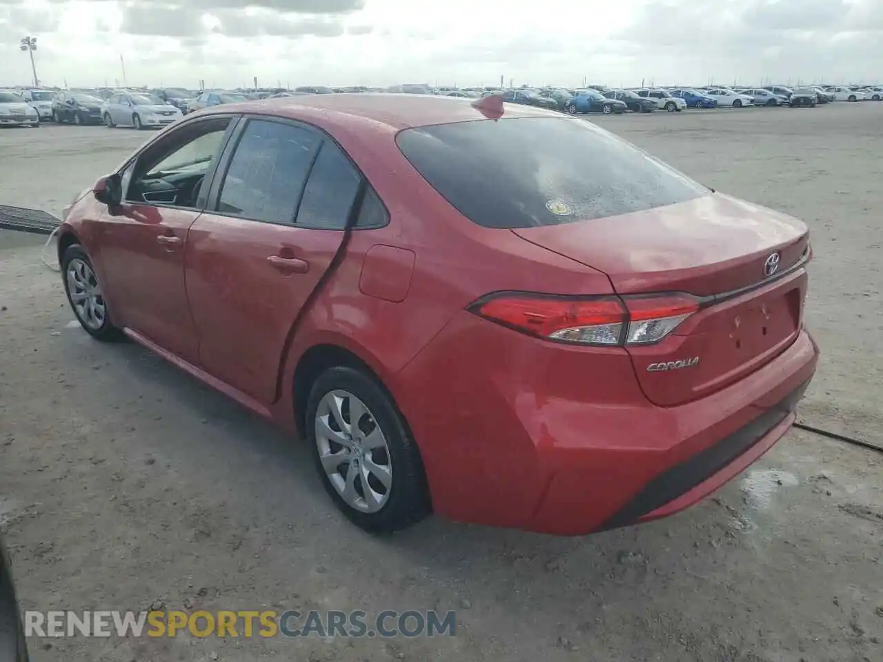 2 Photograph of a damaged car JTDEPMAE7MJ157480 TOYOTA COROLLA 2021