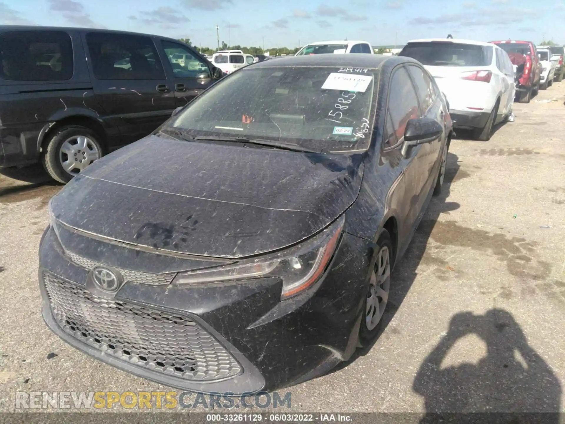 2 Photograph of a damaged car JTDEPMAE7MJ158855 TOYOTA COROLLA 2021