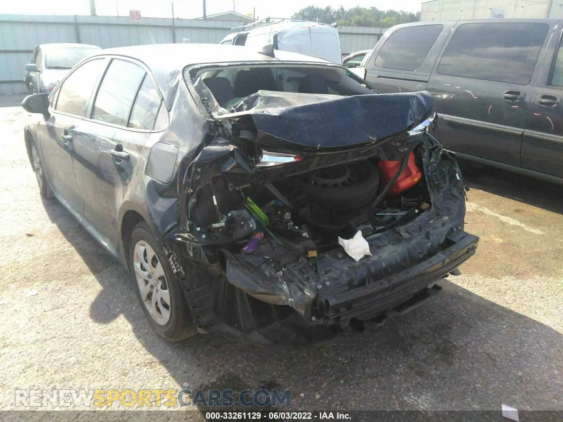 3 Photograph of a damaged car JTDEPMAE7MJ158855 TOYOTA COROLLA 2021
