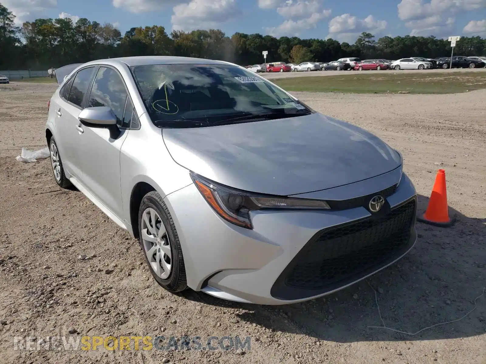 1 Photograph of a damaged car JTDEPMAE7MJ158872 TOYOTA COROLLA 2021