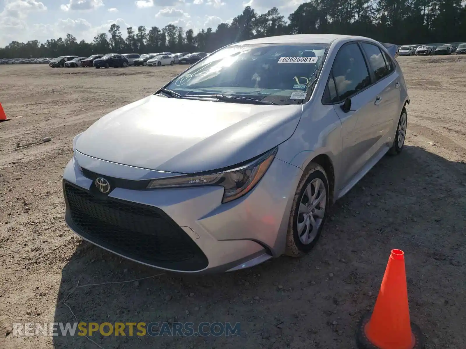 2 Photograph of a damaged car JTDEPMAE7MJ158872 TOYOTA COROLLA 2021