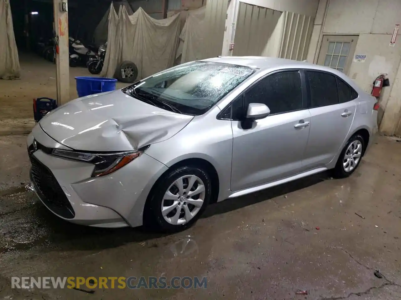 1 fotografías del automóvil dañado JTDEPMAE7MJ160413 TOYOTA COROLLA 2021