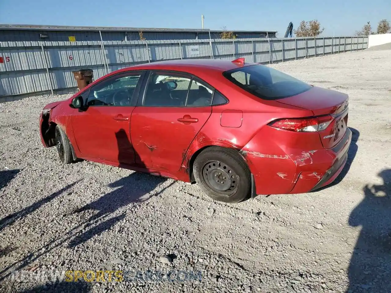 2 Photograph of a damaged car JTDEPMAE7MJ162873 TOYOTA COROLLA 2021
