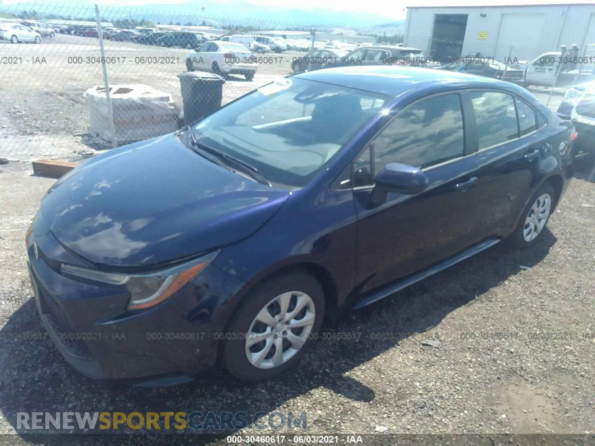 2 Photograph of a damaged car JTDEPMAE7MJ163098 TOYOTA COROLLA 2021