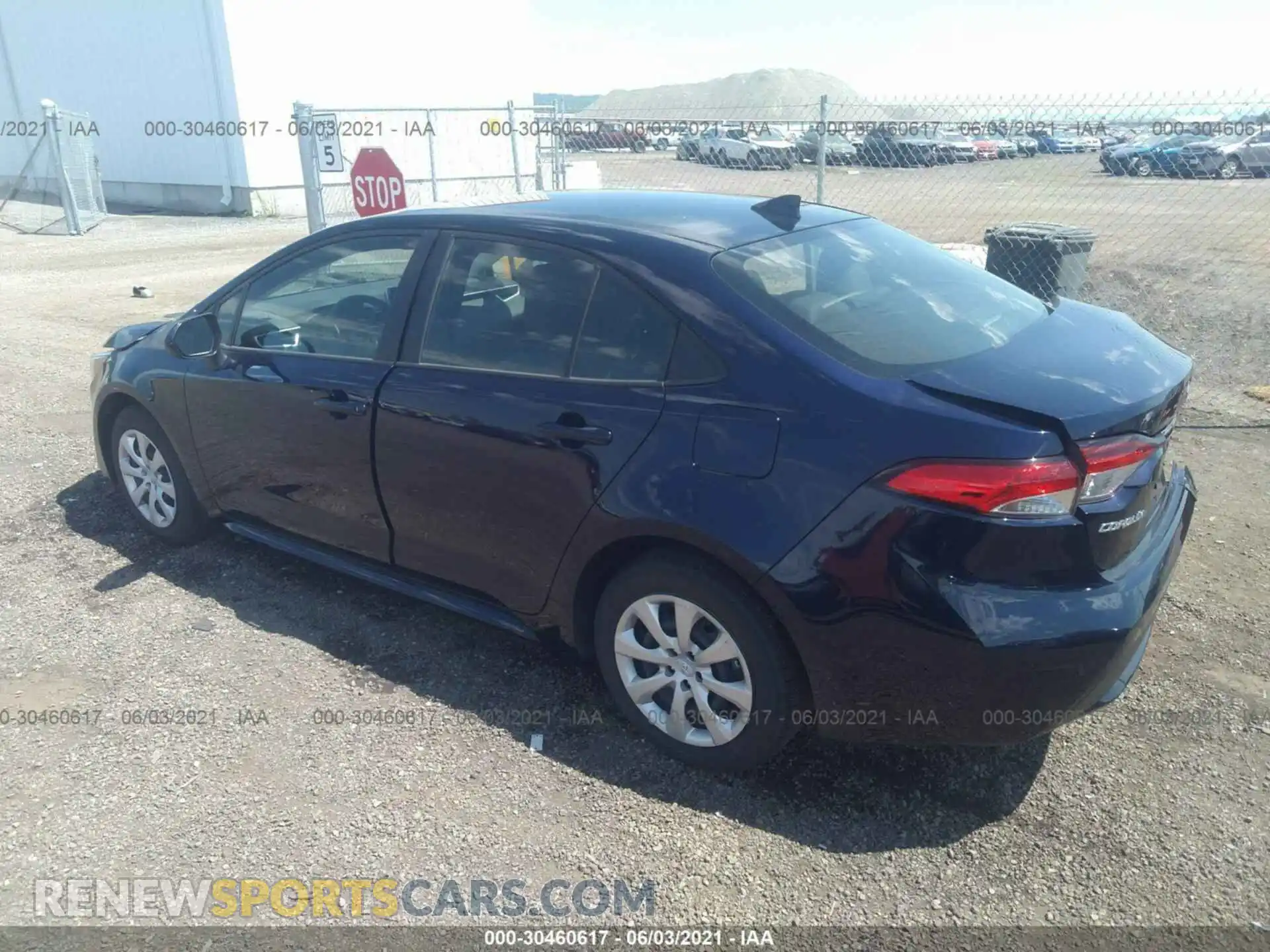 3 Photograph of a damaged car JTDEPMAE7MJ163098 TOYOTA COROLLA 2021