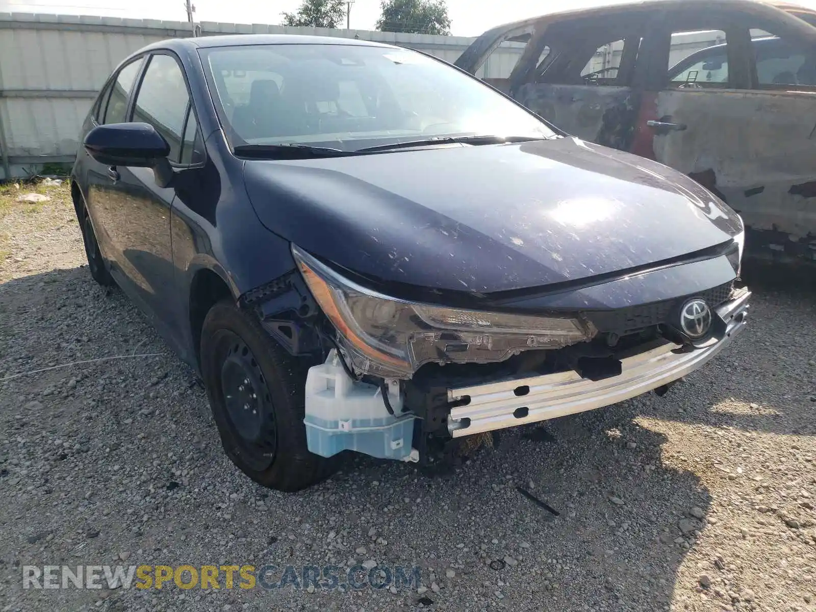 1 Photograph of a damaged car JTDEPMAE7MJ164607 TOYOTA COROLLA 2021