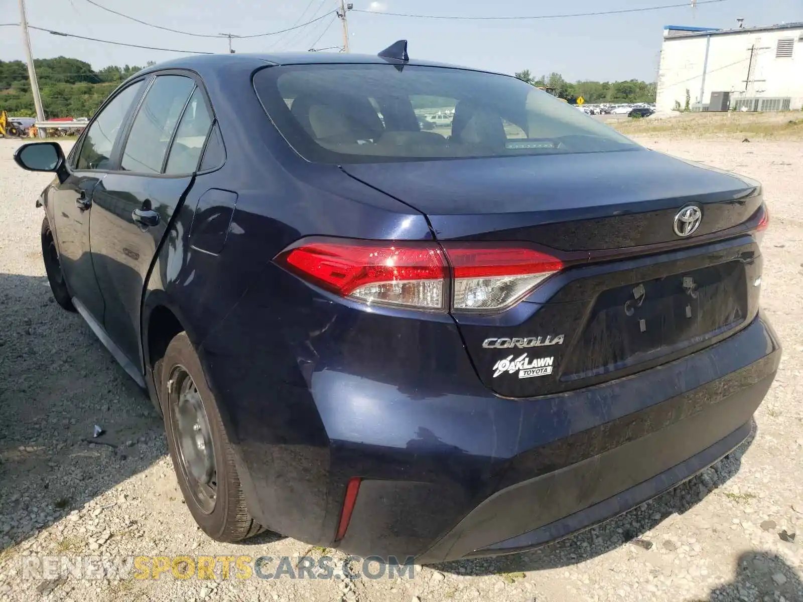 3 Photograph of a damaged car JTDEPMAE7MJ164607 TOYOTA COROLLA 2021