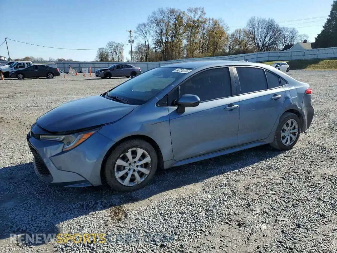 1 Photograph of a damaged car JTDEPMAE7MJ165255 TOYOTA COROLLA 2021