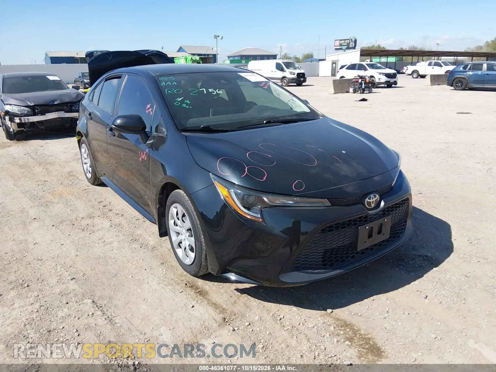 1 Фотография поврежденного автомобиля JTDEPMAE7MJ165546 TOYOTA COROLLA 2021