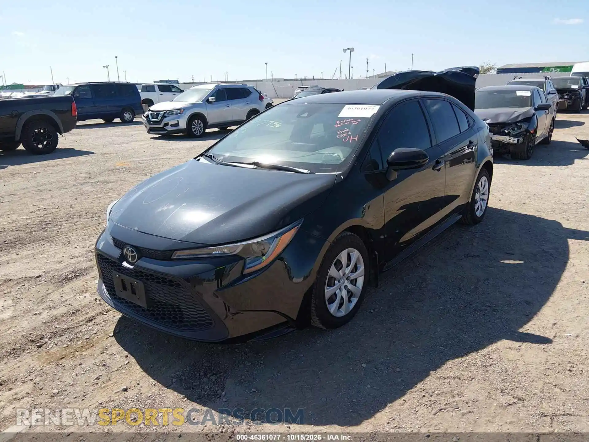 2 Фотография поврежденного автомобиля JTDEPMAE7MJ165546 TOYOTA COROLLA 2021