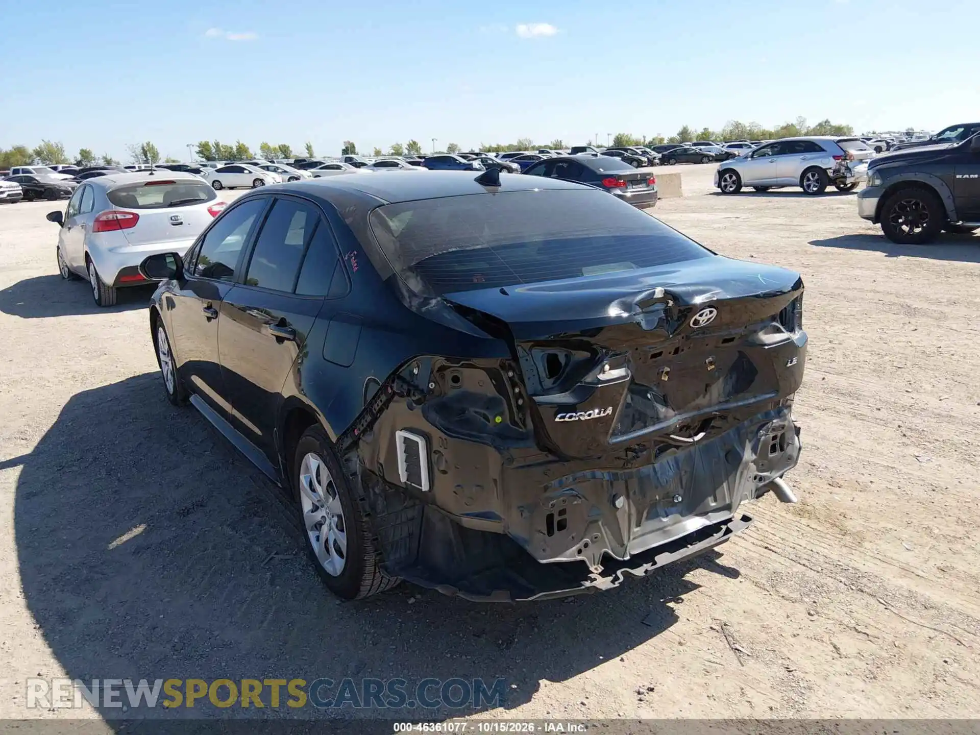 3 Фотография поврежденного автомобиля JTDEPMAE7MJ165546 TOYOTA COROLLA 2021