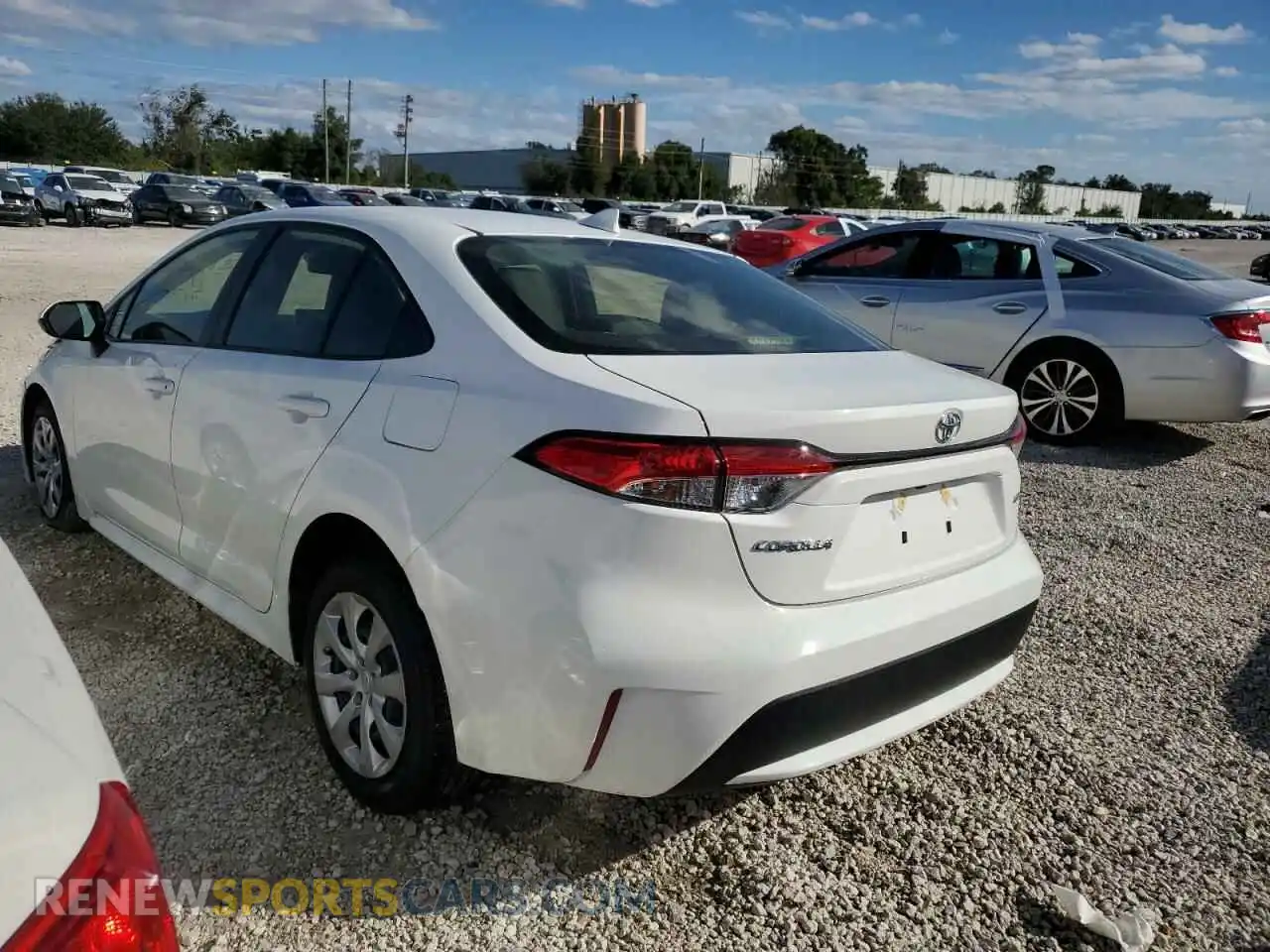 2 Photograph of a damaged car JTDEPMAE7MJ166437 TOYOTA COROLLA 2021