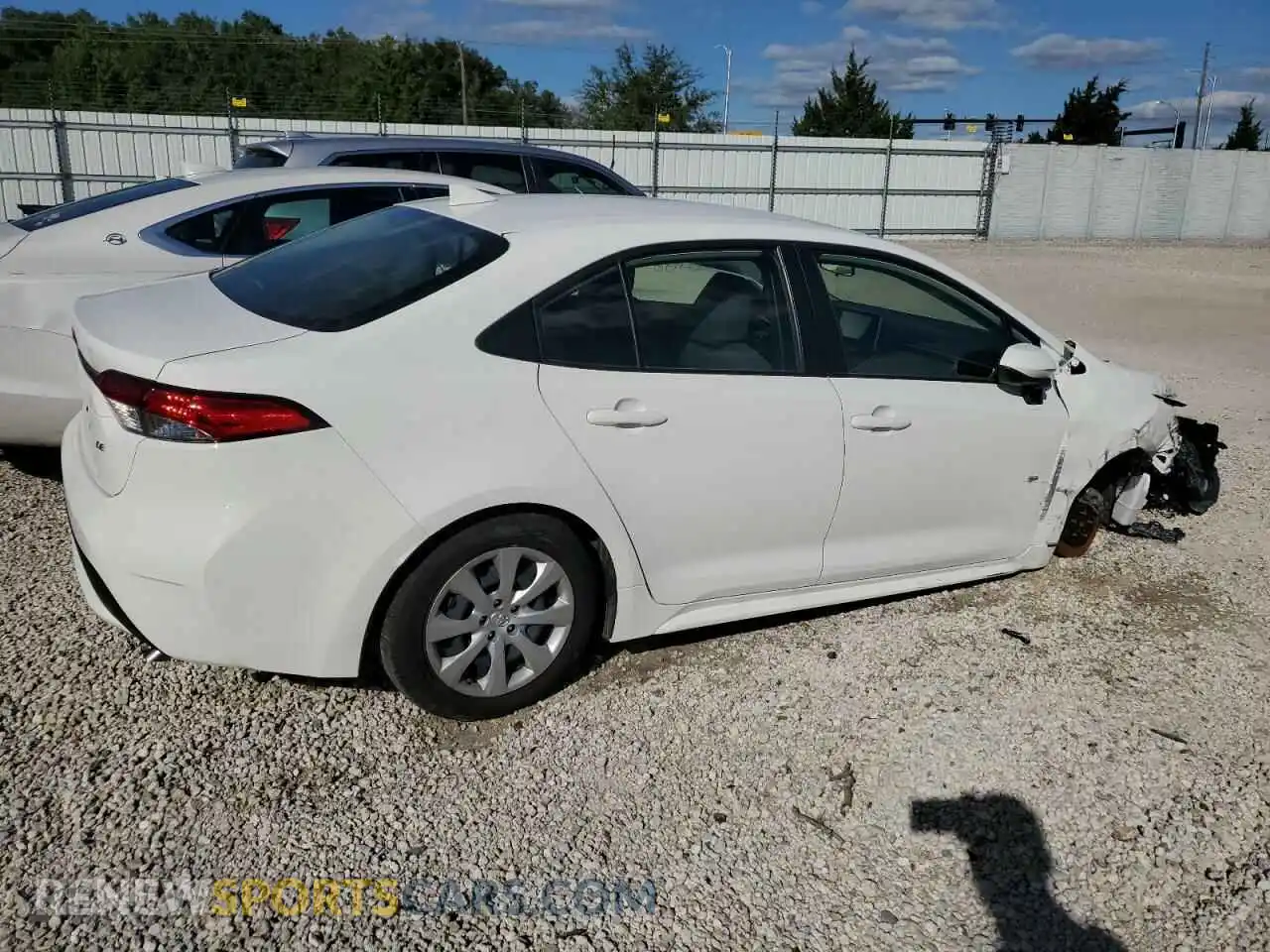 3 Photograph of a damaged car JTDEPMAE7MJ166437 TOYOTA COROLLA 2021