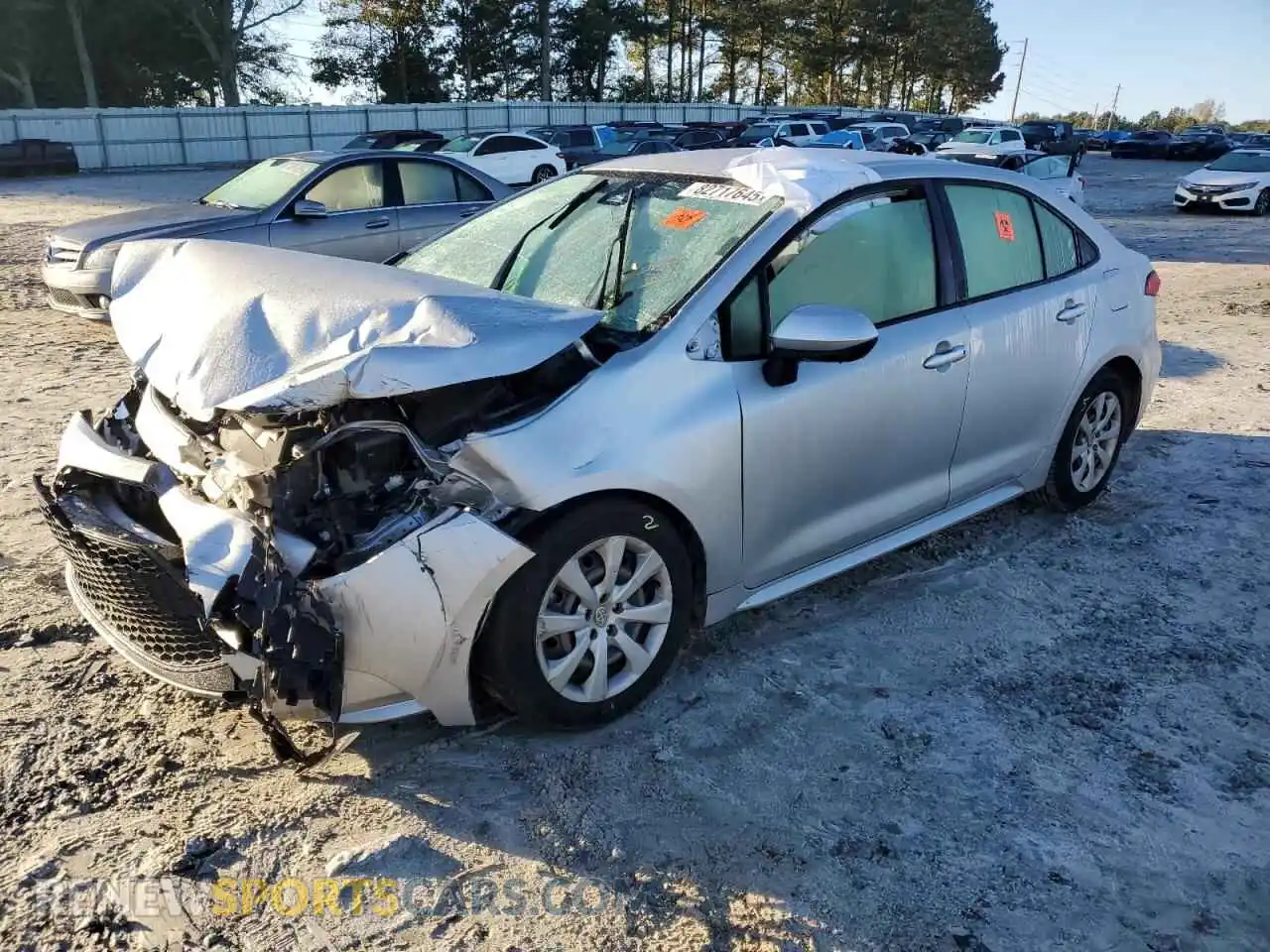 1 Фотография поврежденного автомобиля JTDEPMAE7MJ168706 TOYOTA COROLLA 2021