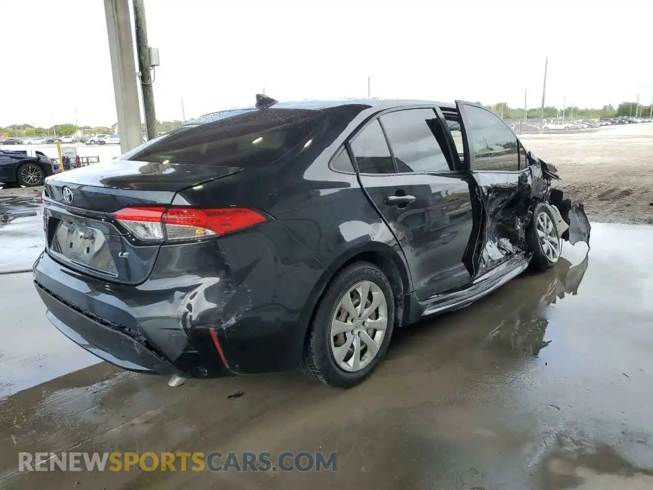 3 Photograph of a damaged car JTDEPMAE7MJ168950 TOYOTA COROLLA 2021