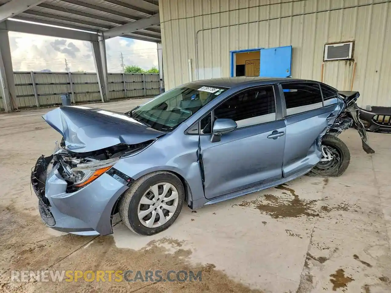 1 Photograph of a damaged car JTDEPMAE7MJ170374 TOYOTA COROLLA 2021