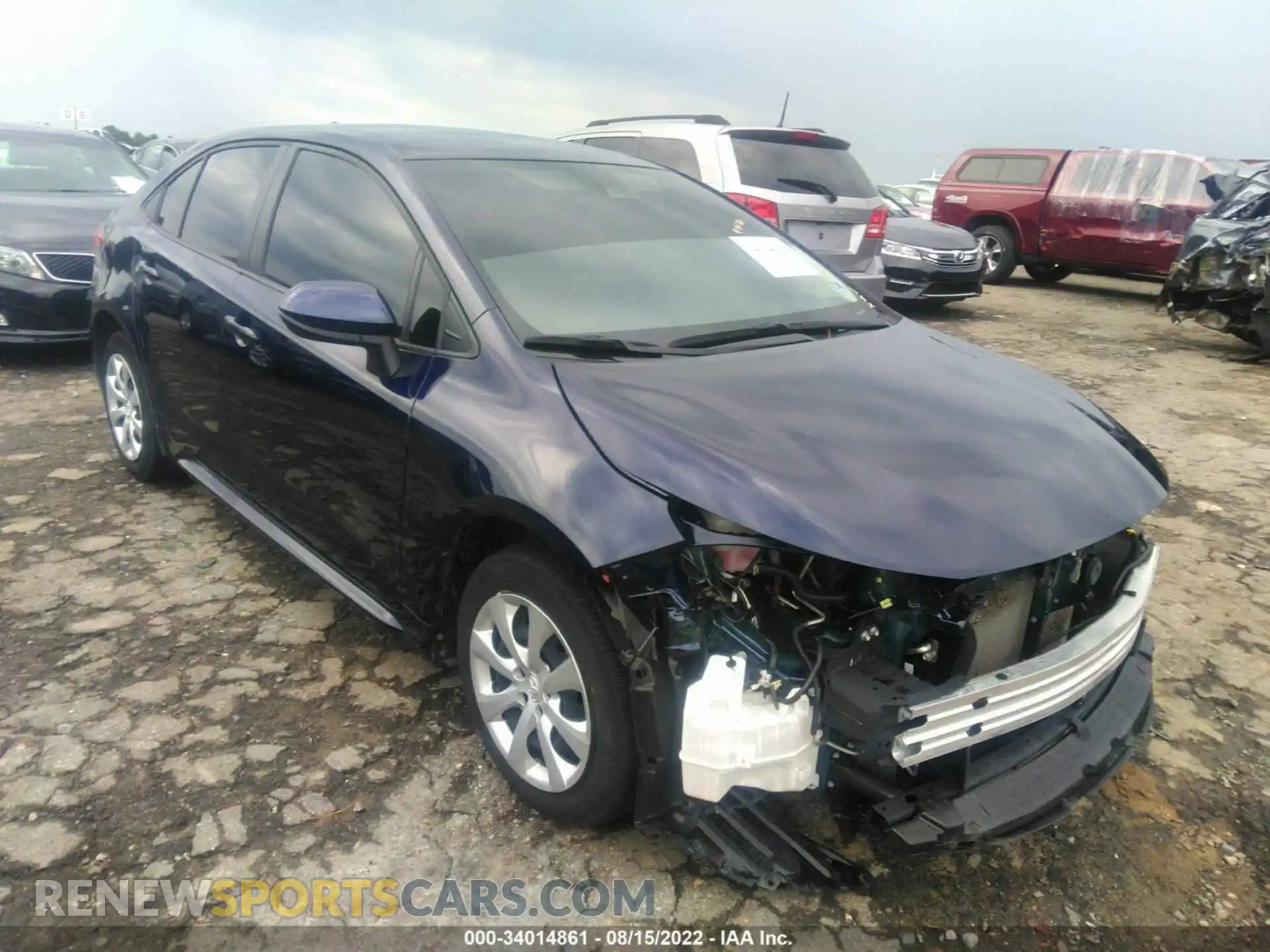 1 Photograph of a damaged car JTDEPMAE7MJ171539 TOYOTA COROLLA 2021