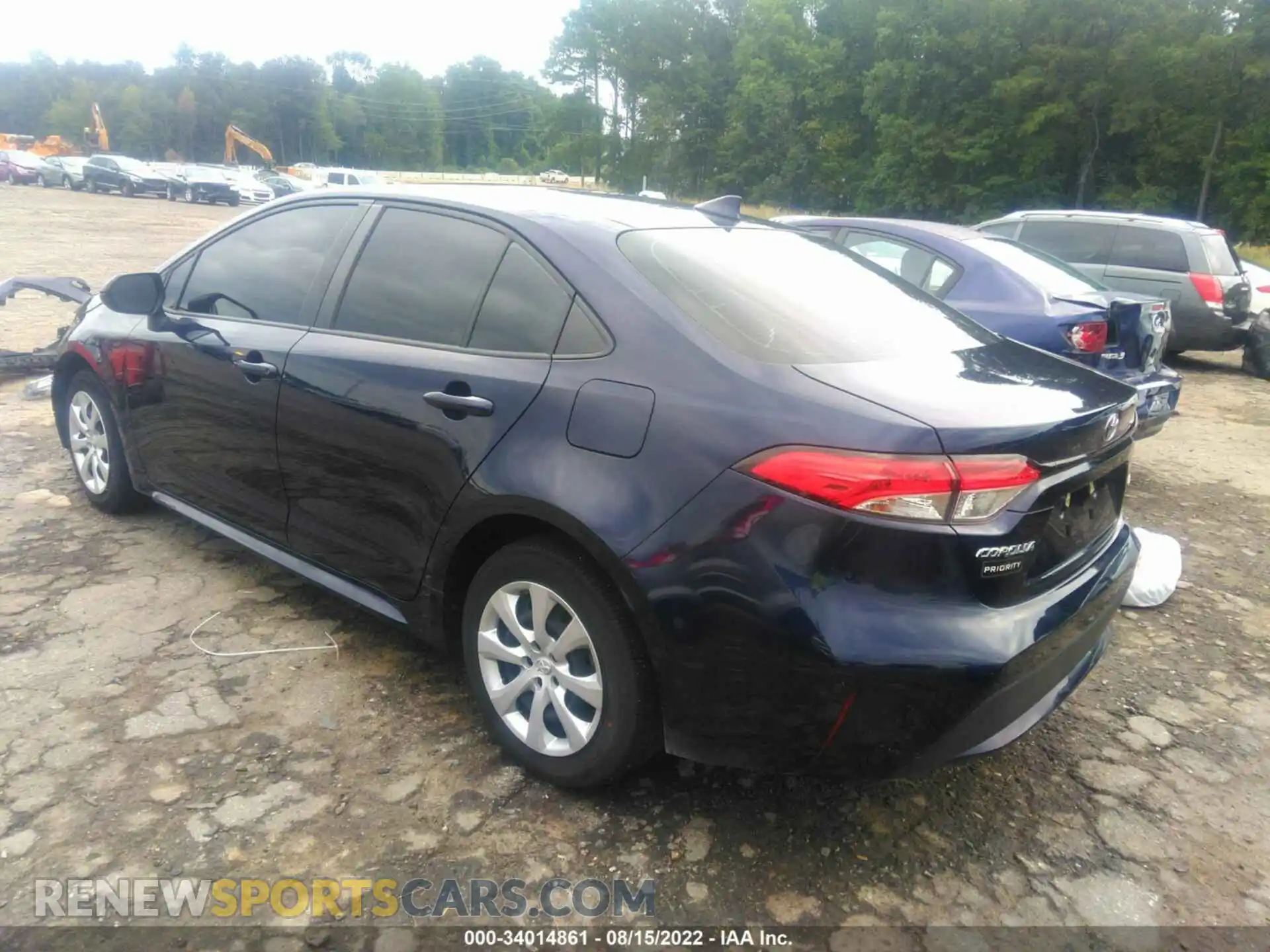 3 Photograph of a damaged car JTDEPMAE7MJ171539 TOYOTA COROLLA 2021
