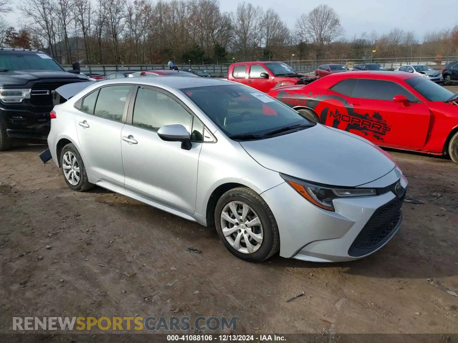 1 Photograph of a damaged car JTDEPMAE7MJ174828 TOYOTA COROLLA 2021