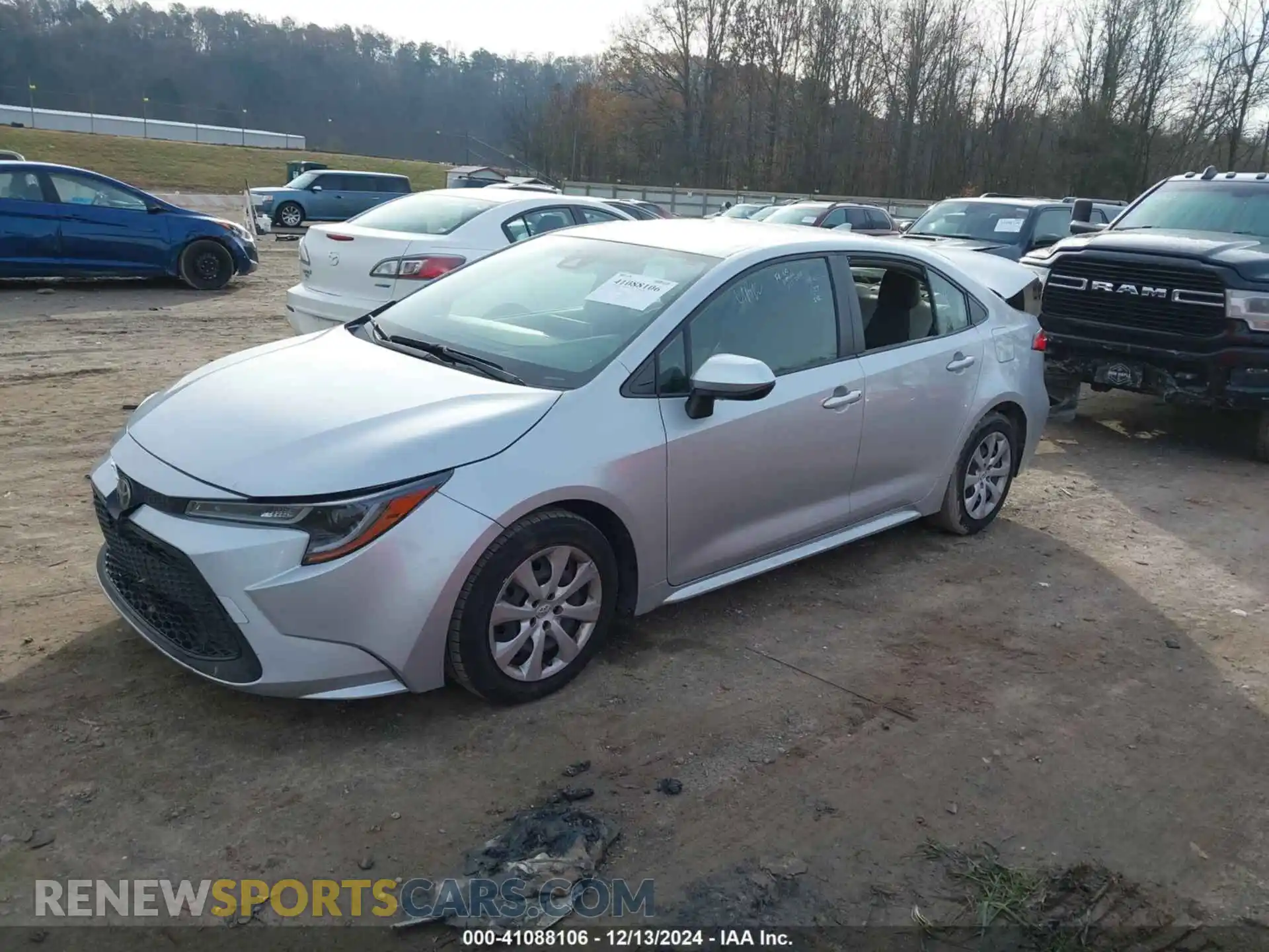 2 Photograph of a damaged car JTDEPMAE7MJ174828 TOYOTA COROLLA 2021