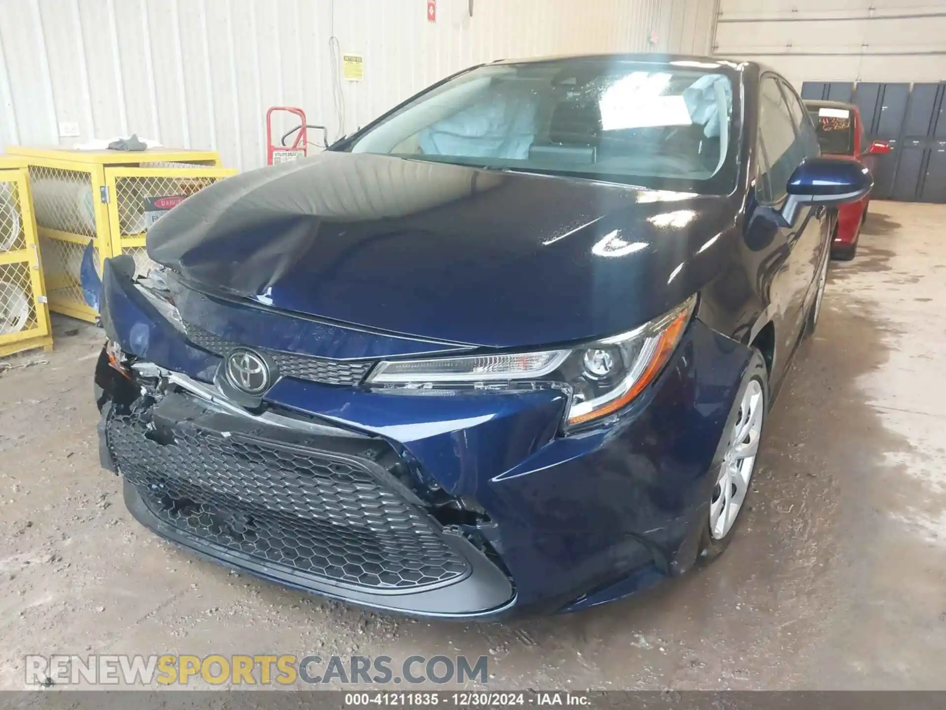 2 Photograph of a damaged car JTDEPMAE7MJ175929 TOYOTA COROLLA 2021